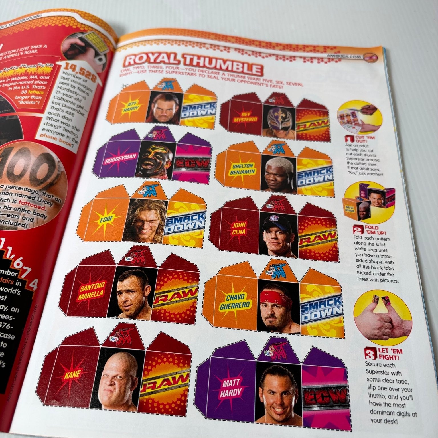 WWE Kids Magazine March 2009 Wrestlemania 25 Anniversary Wrestling