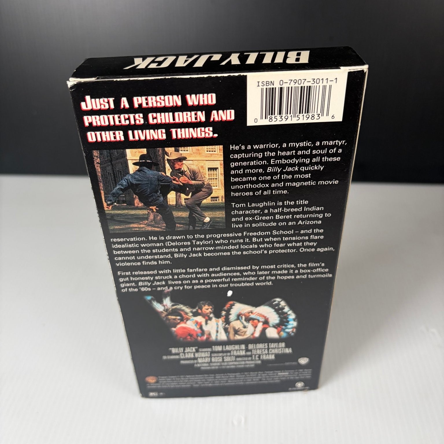 Billy Jack VHS 1971 Drama Warner Bros. Hits Original Release NTSC