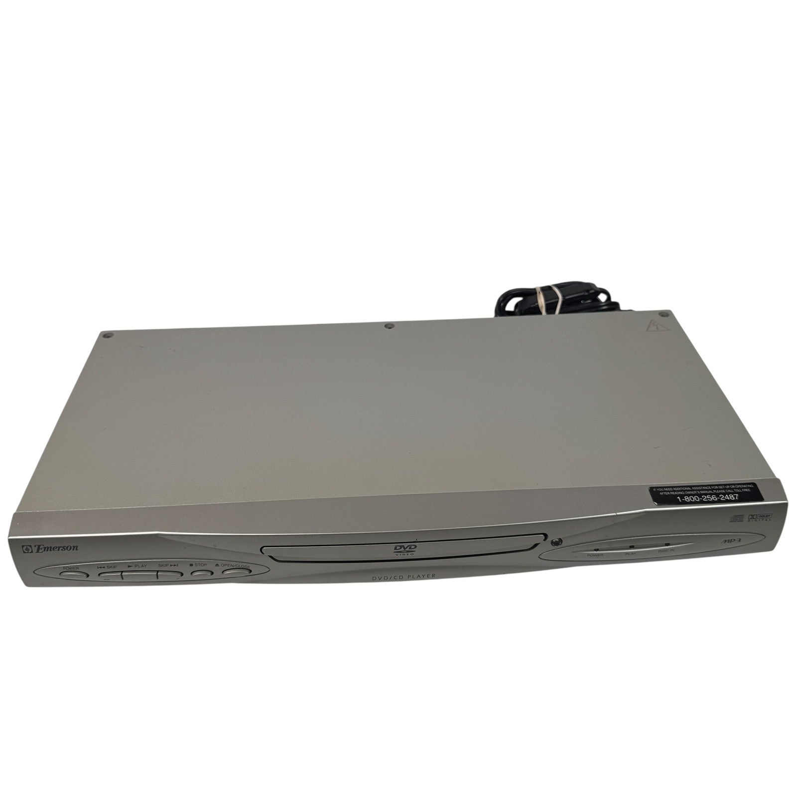Vintage Emerson DVD Player EWD7004 Silver 2004 Model CD AV Component Retro AV