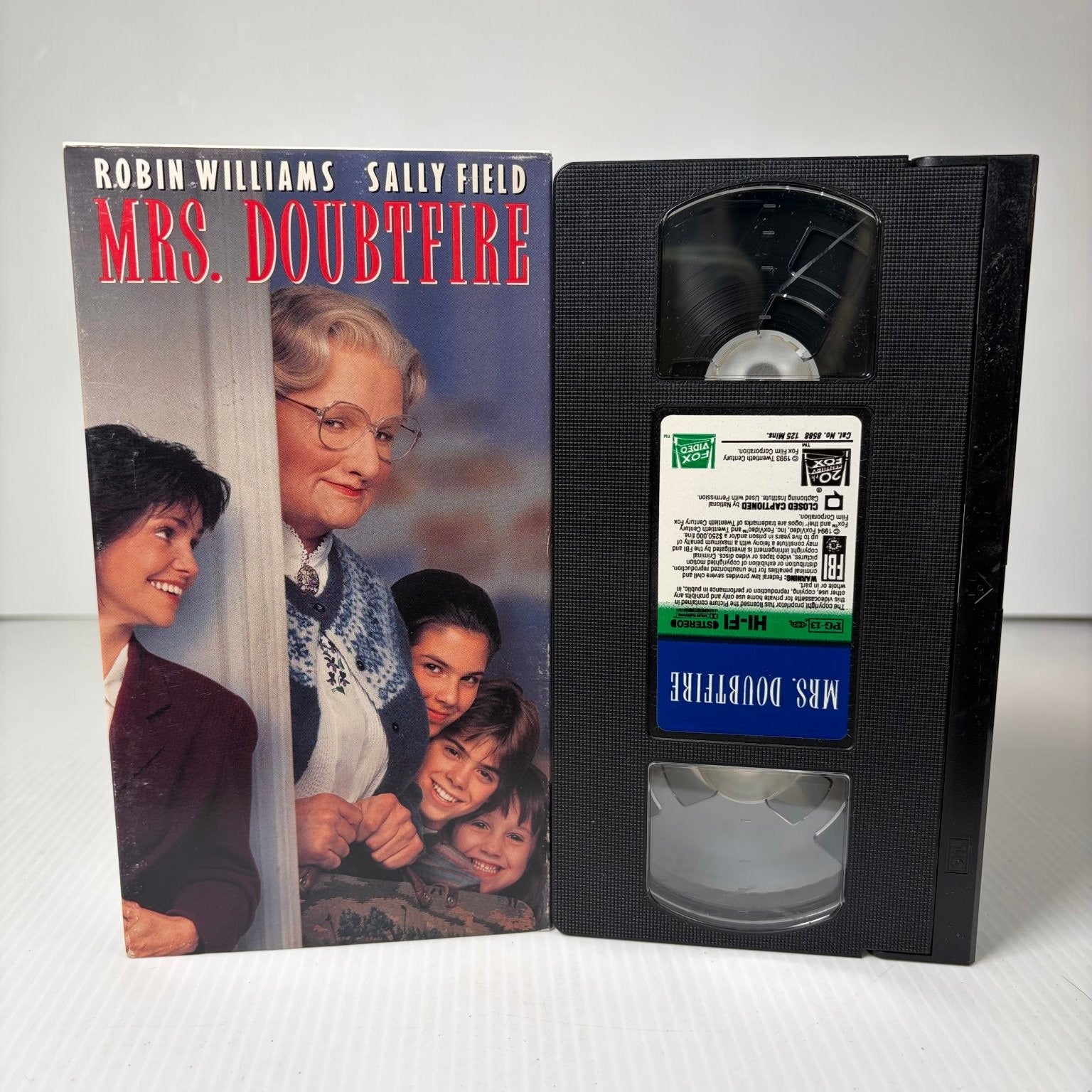 Mrs. Doubtfire VHS 1993 Comedy Family Robin Williams 20th Century Fox