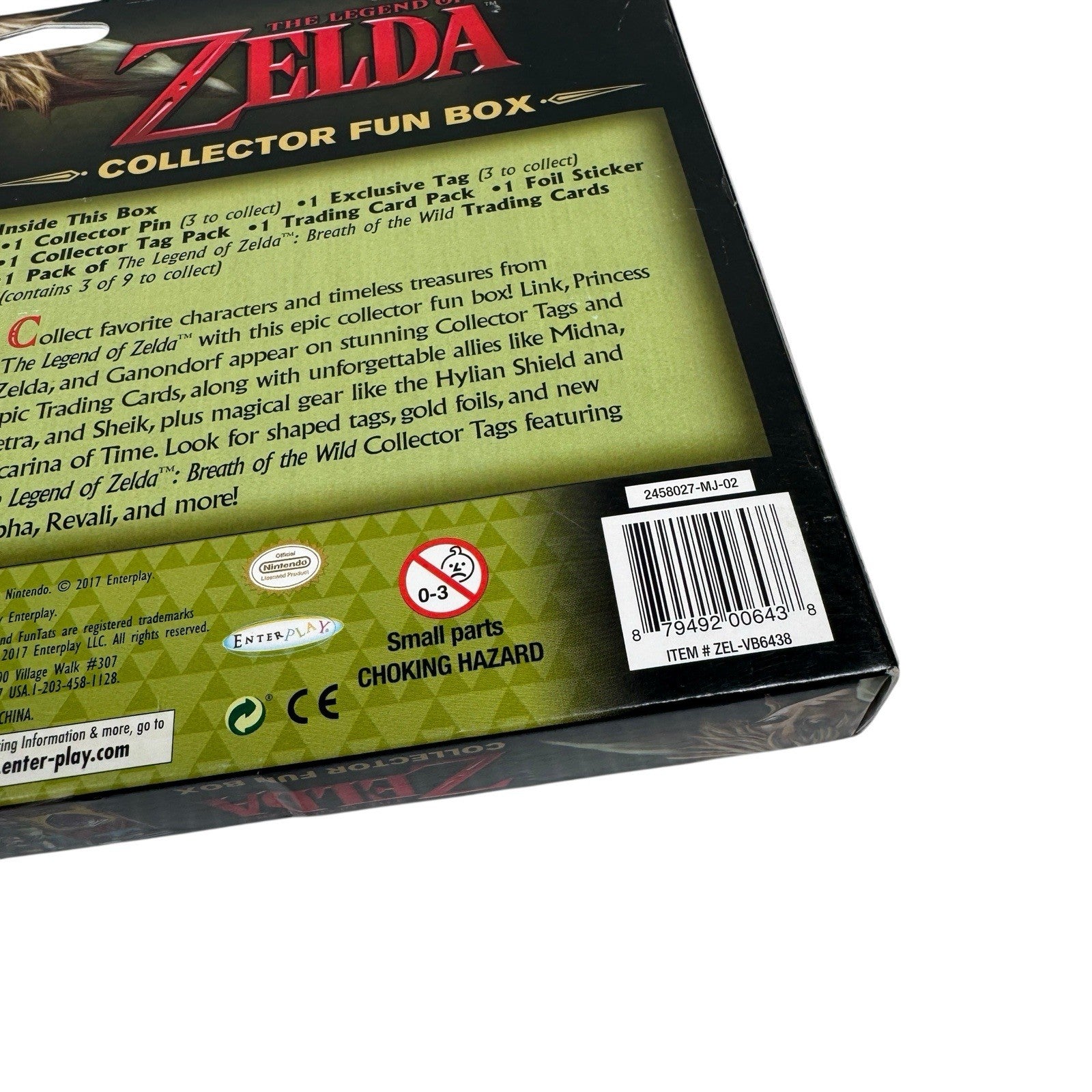 The Legend of Zelda COLLECTOR FUN BOX With Exclusive Pin New (Z Pin)