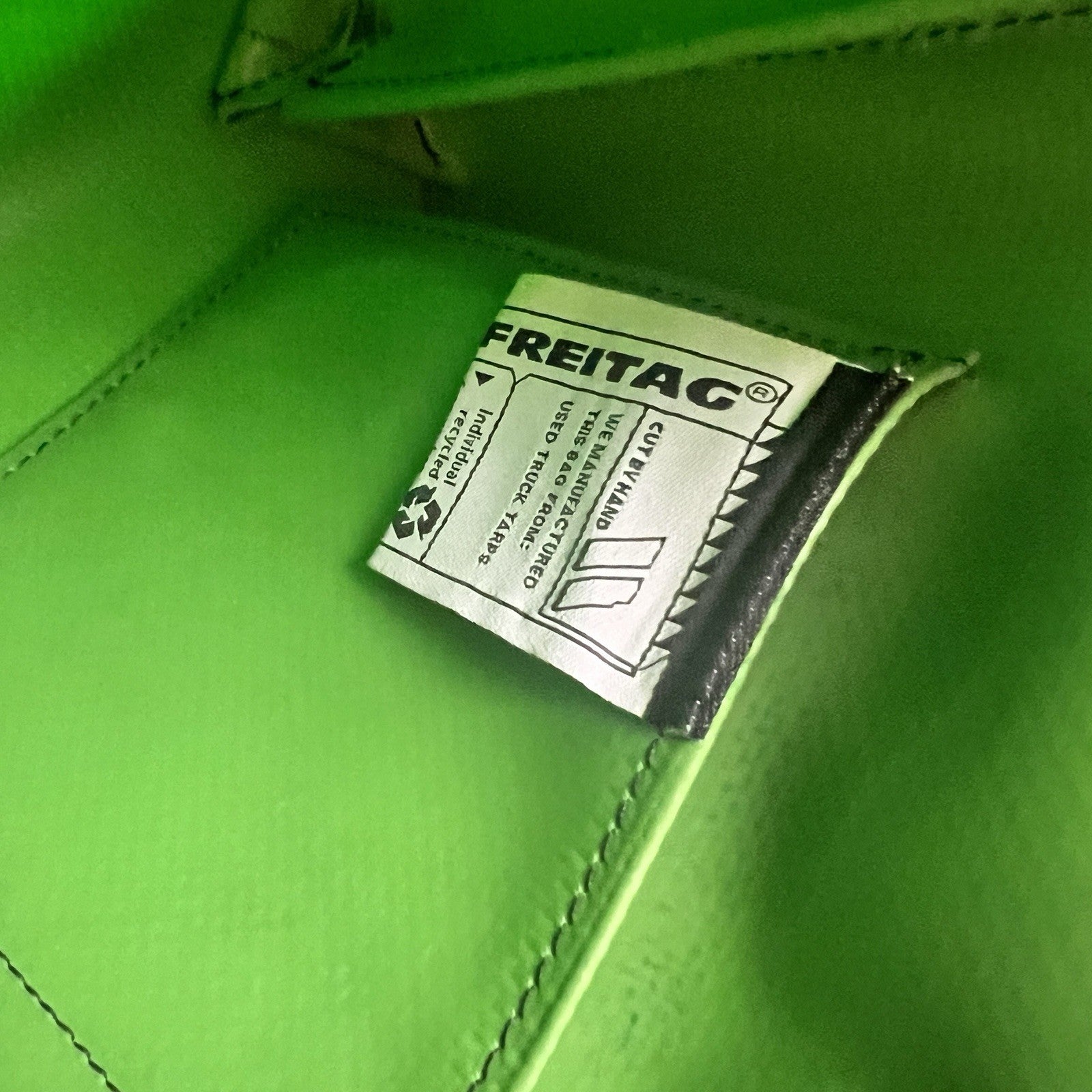 Freitag F553 Lou 091459 Crossbody Shoulder Bag In Green