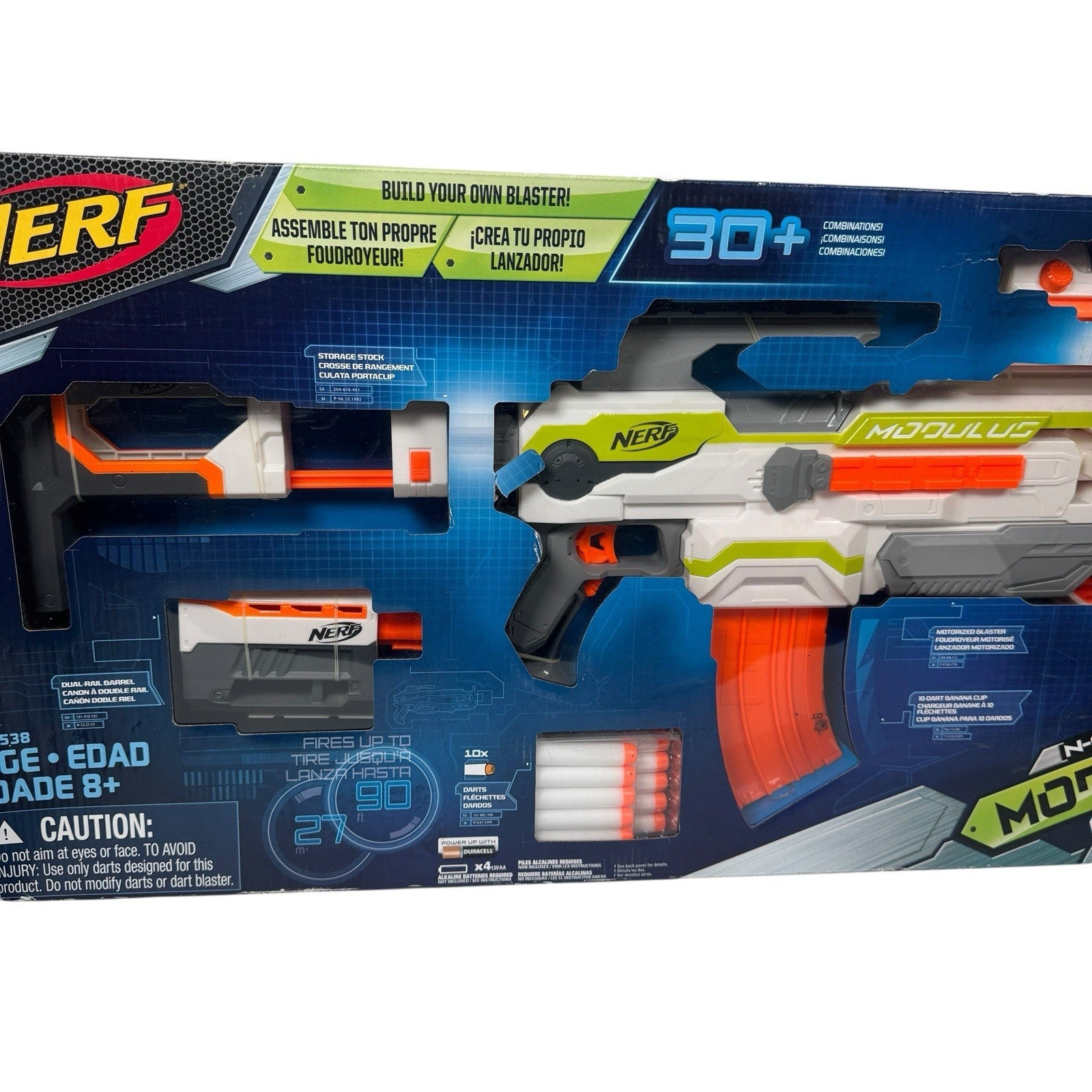 NERF N-strike B1538 Modulus ECS-10 Blaster Build Your Own Blaster System Set