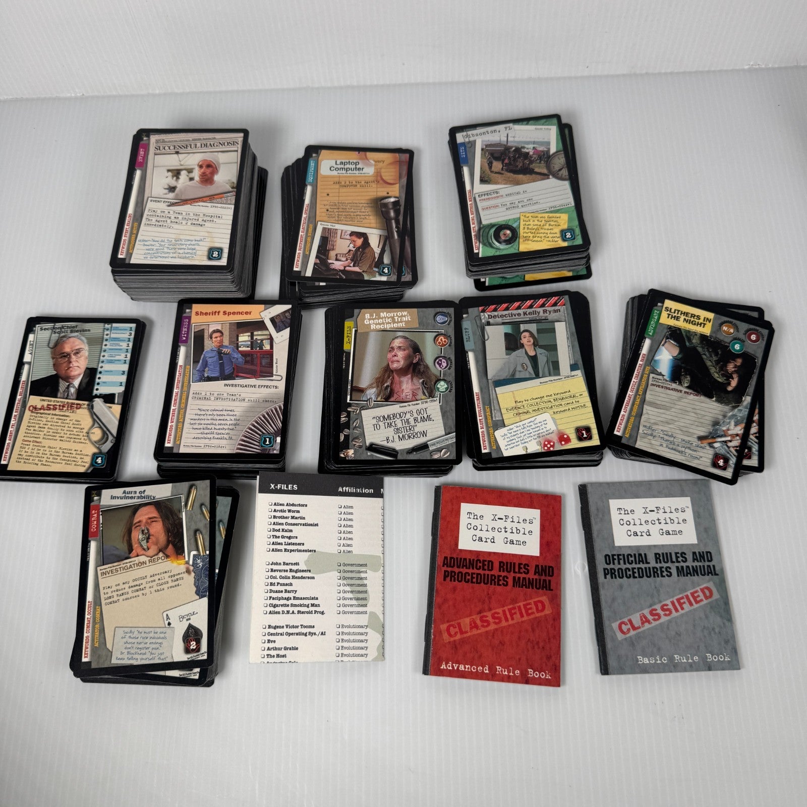 Huge X-Files CCG Lot Premiere Set (349/354), 17 TTIOT Cards & 101361 Expansion