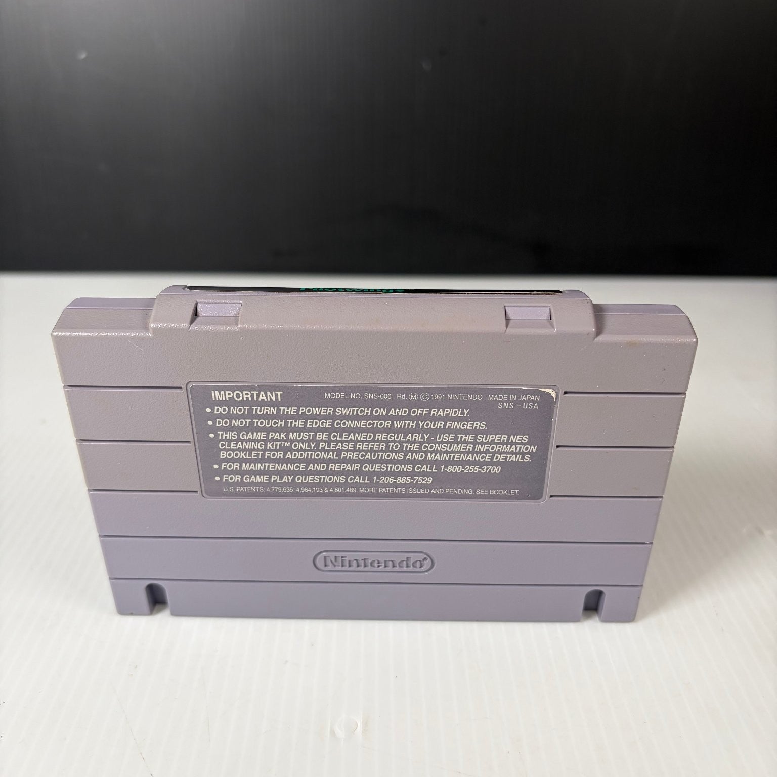 Pilotwings Super Nintendo SNES Video Game Flight Simulation