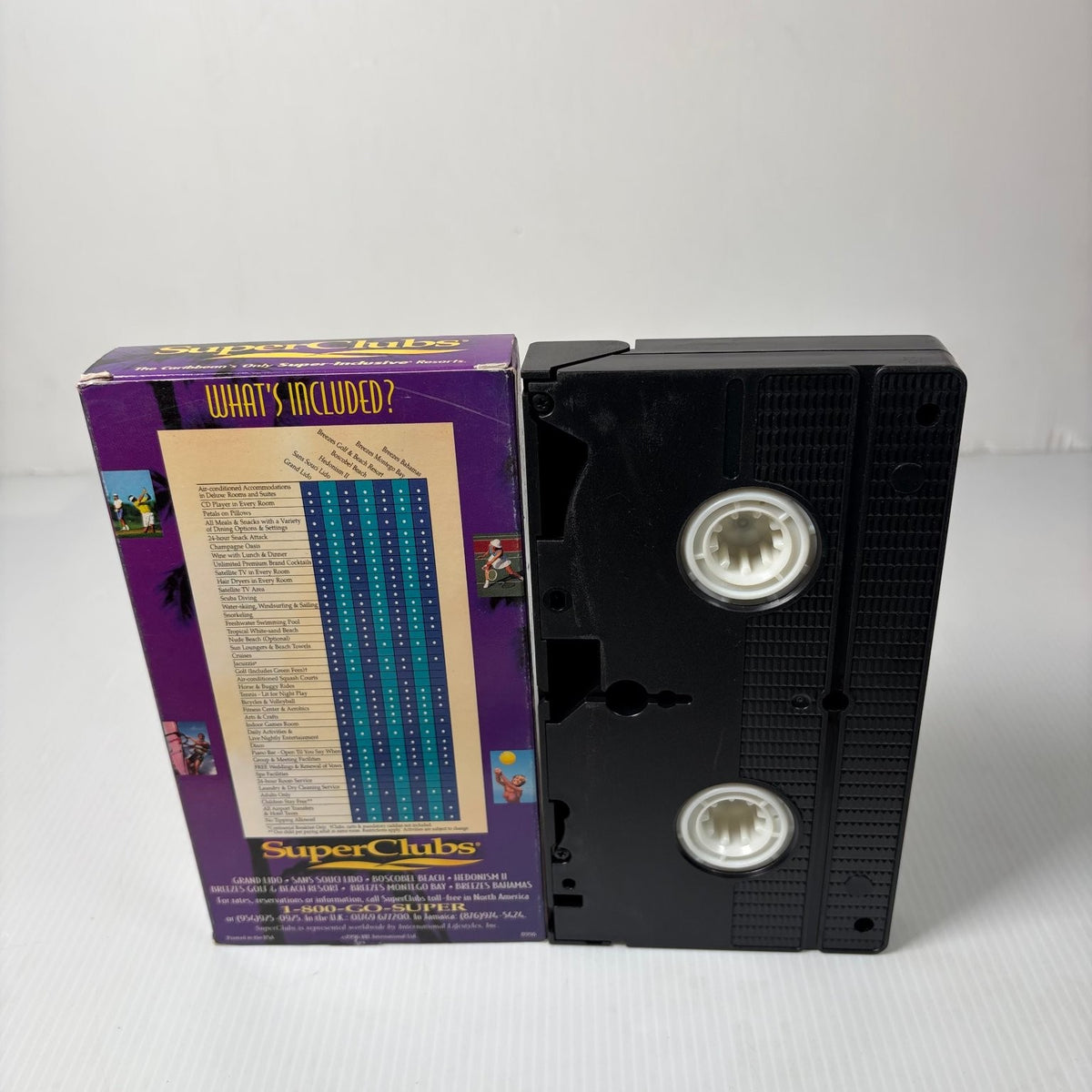 SuperClubs Resorts VHS Informational Travel Video Caribbean All-Inclusive