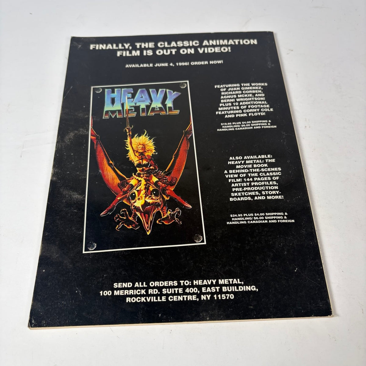 Heavy Metal Magazine July 1996 Bisley Burton Cyb Fantasy Illustrated