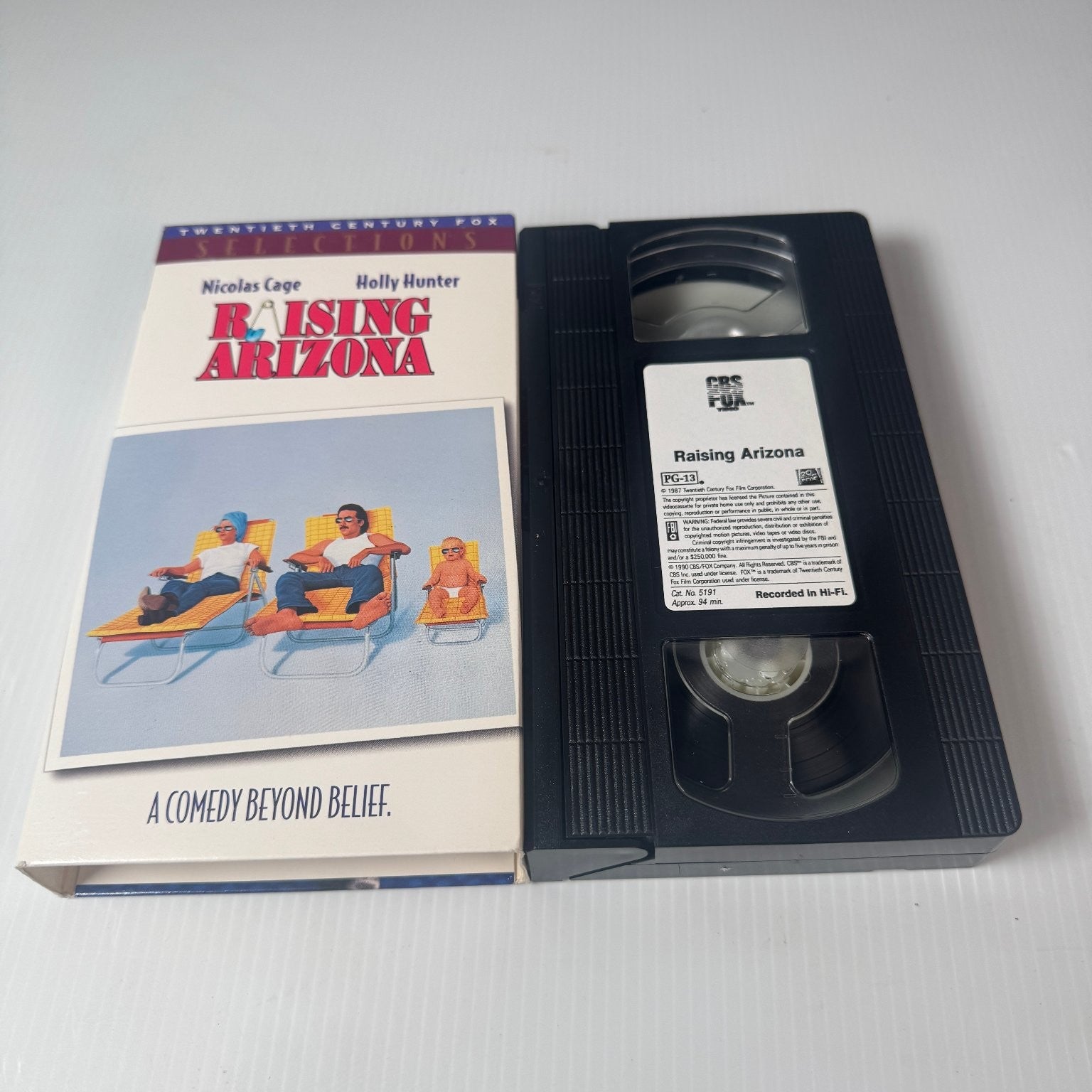 Raising Arizona VHS 1987 Comedy Twentieth Century Fox Selections