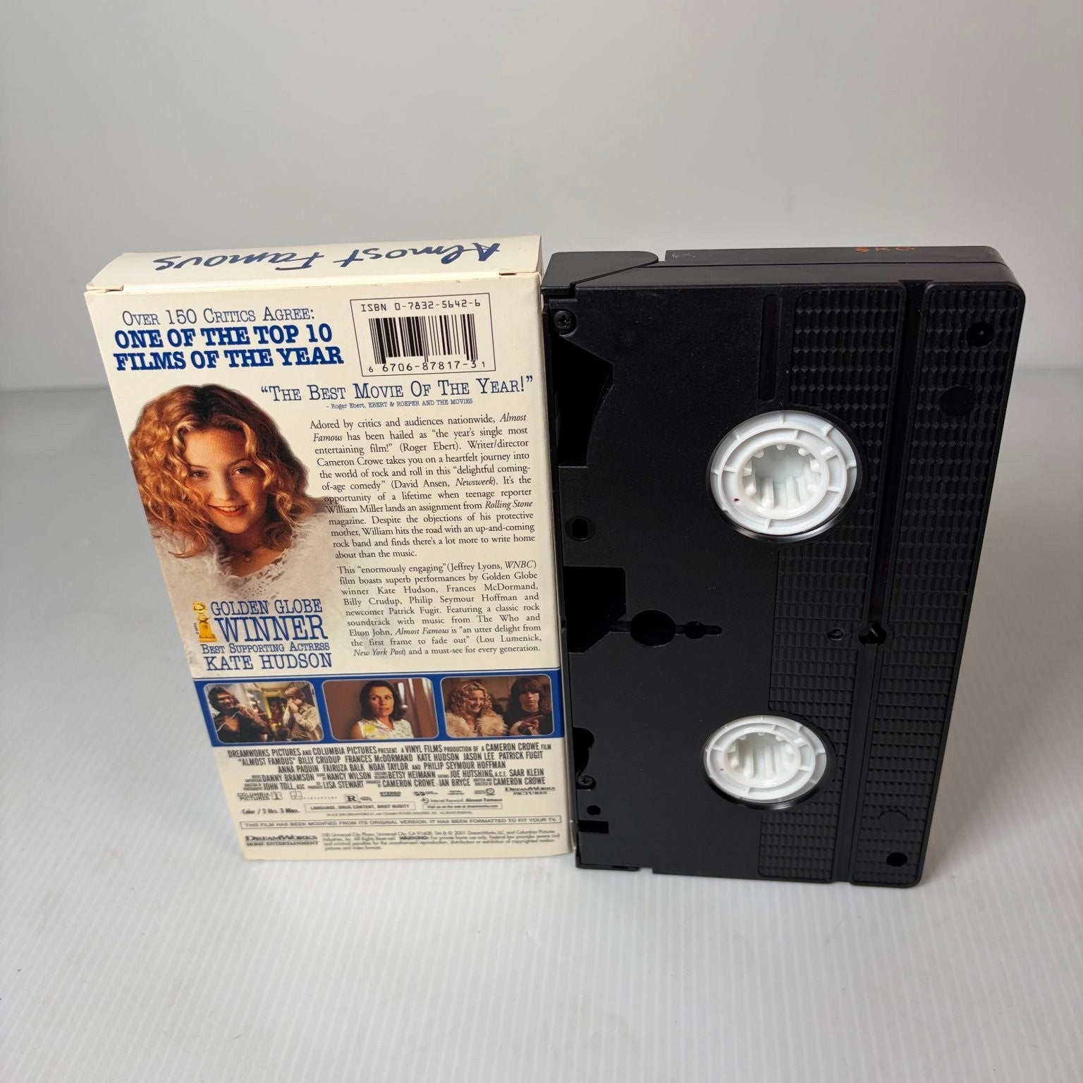 Almost Famous VHS 2000 Comedy Drama DreamWorks Pictures Golden Globe