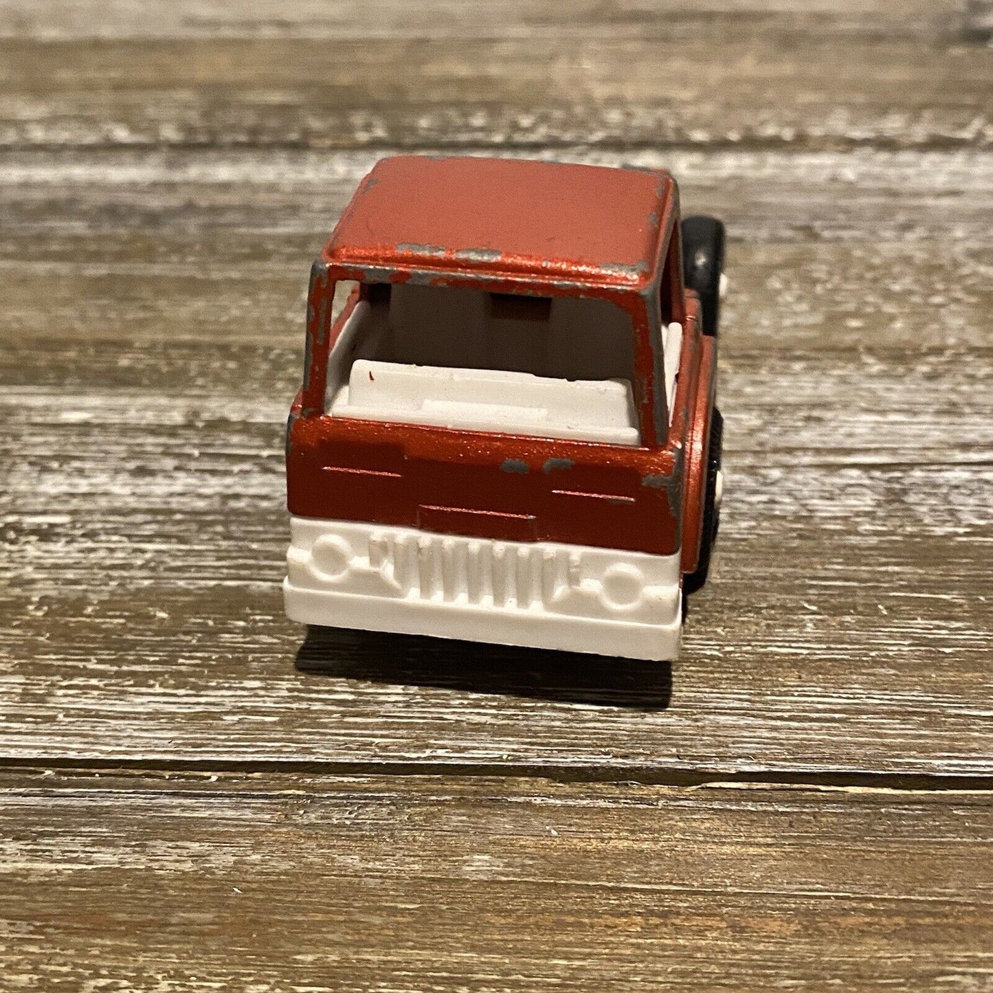 Vintage 1970 Tootsie Toy Red Pressed Metal and Plastic Semi Truck Cab Only