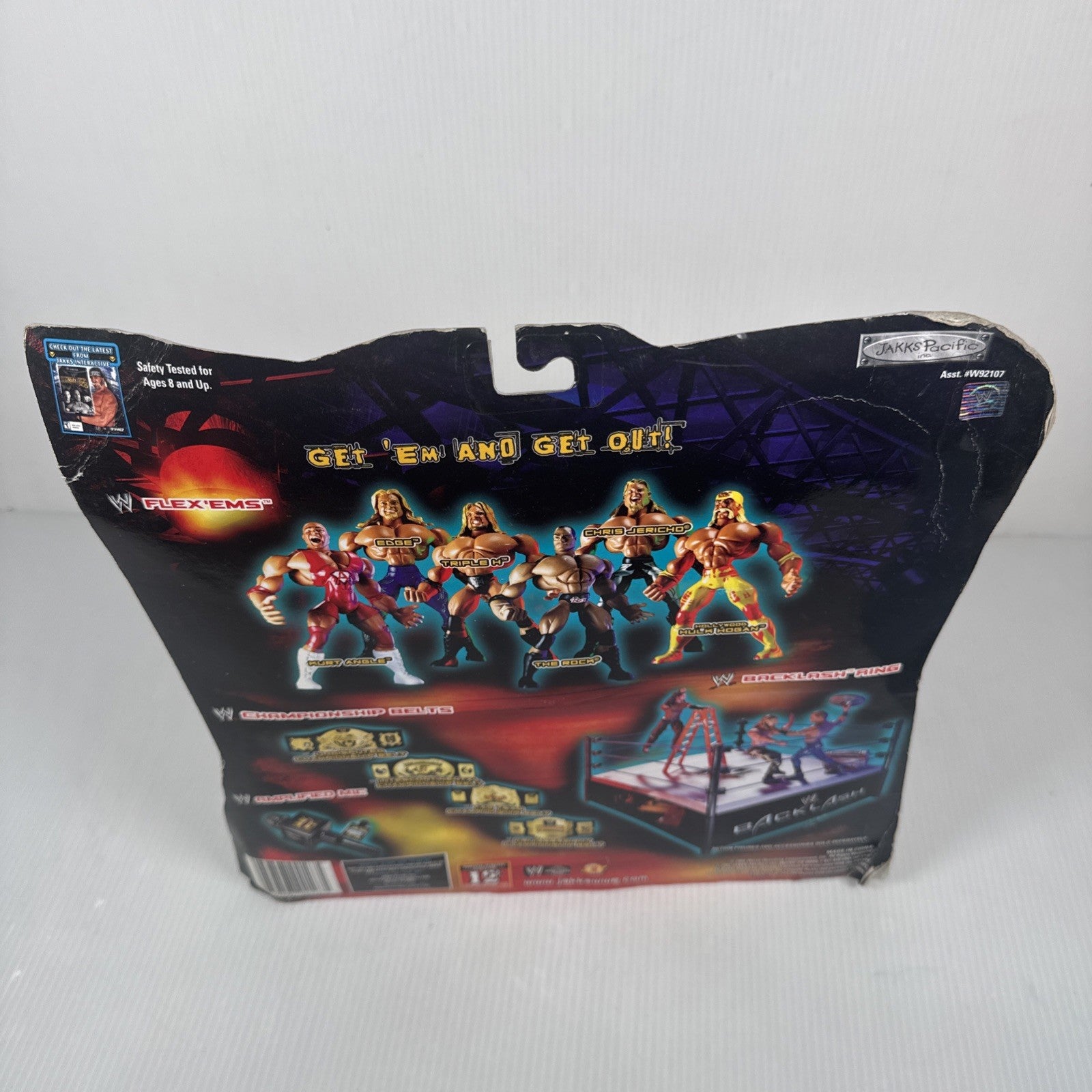 WWE Ringside Rivals The Rock Vs Brock Lesnar Jakks Wrestling 2-Pack Figures