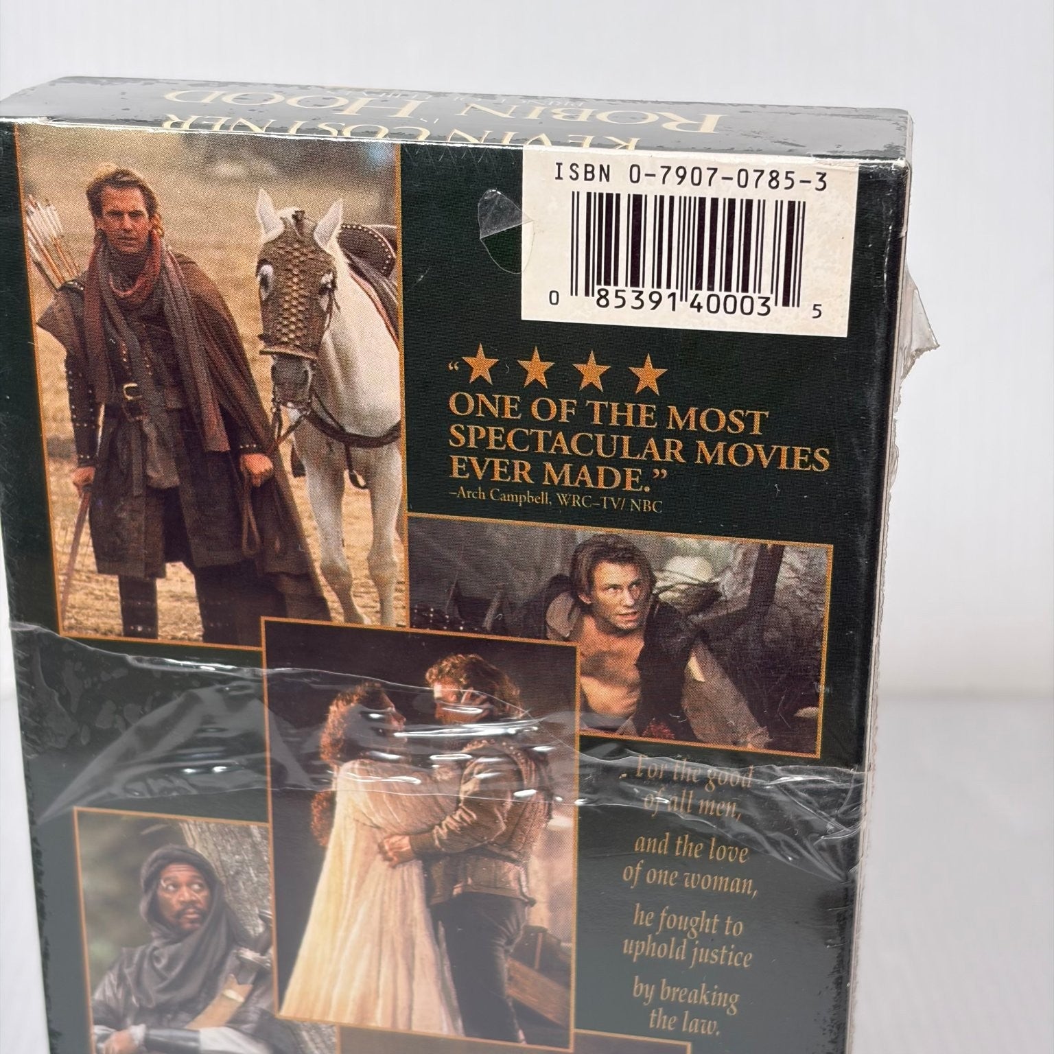 Robin Hood Prince of Thieves VHS 1991 Adventure Kevin Costner Sealed