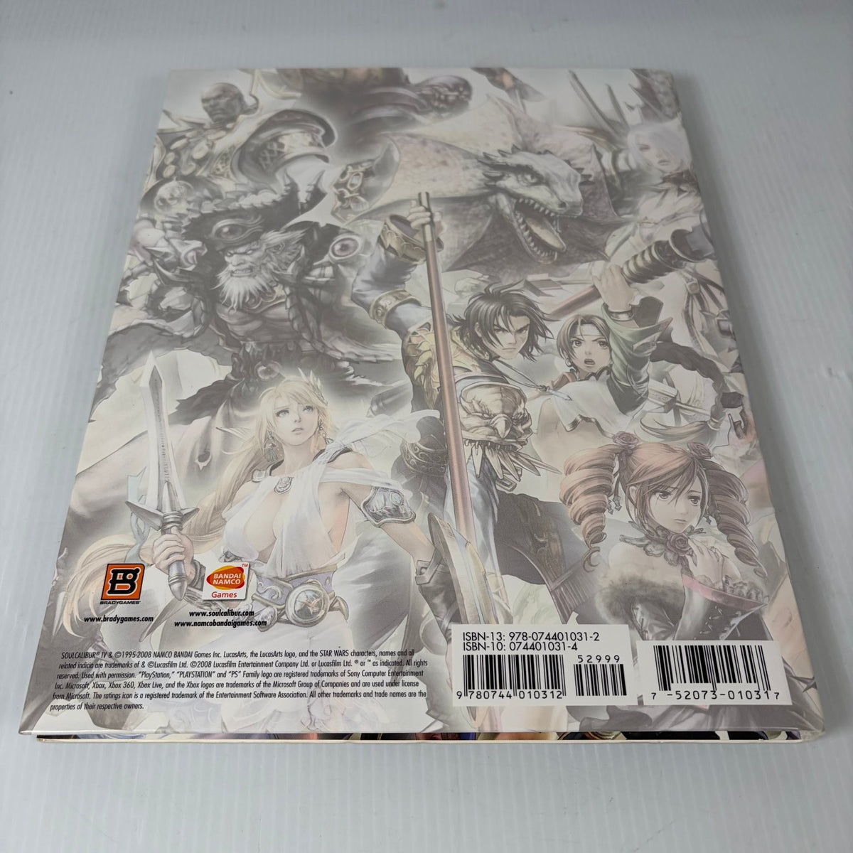 SOULCALIBUR IV PS3 Xbox 360 Limited Edition Strategy Guide w/ Soundtrack