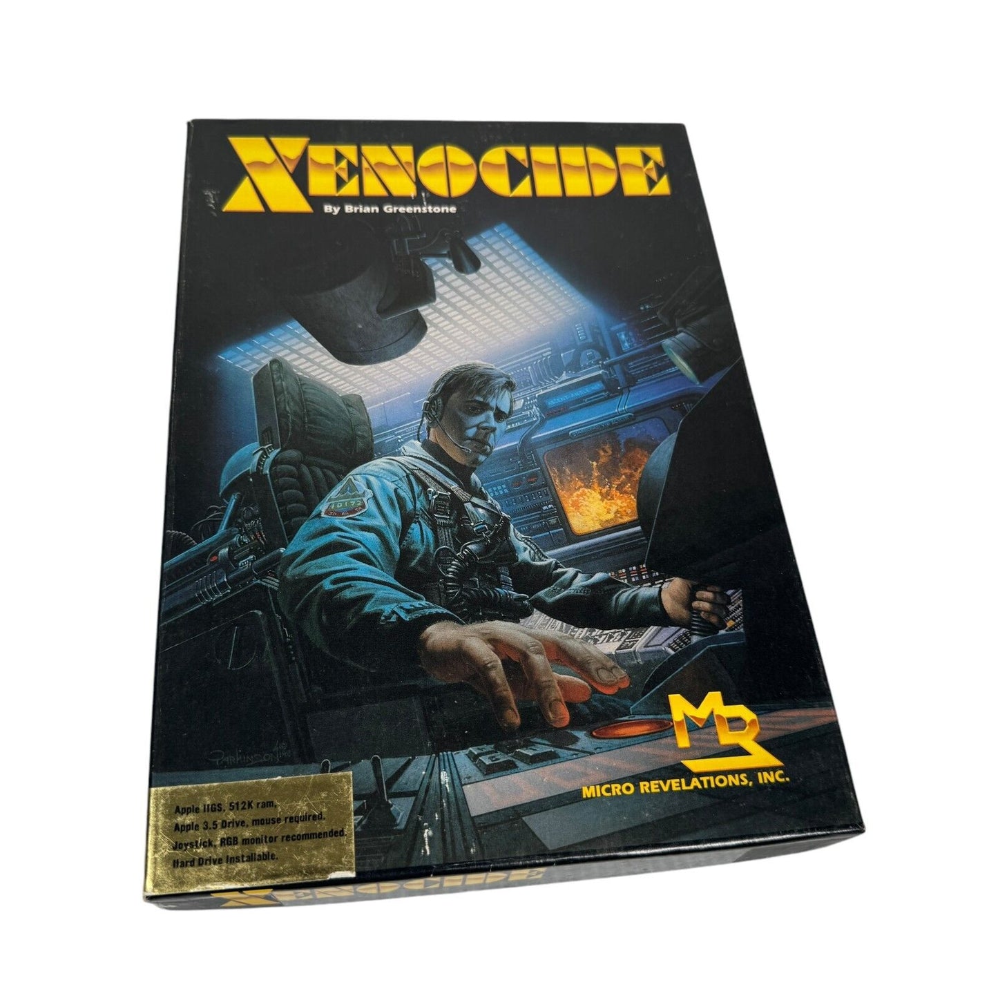 Xenocide Apple IIGS 3.5" Floppy Computer Game CIB Complete 1989