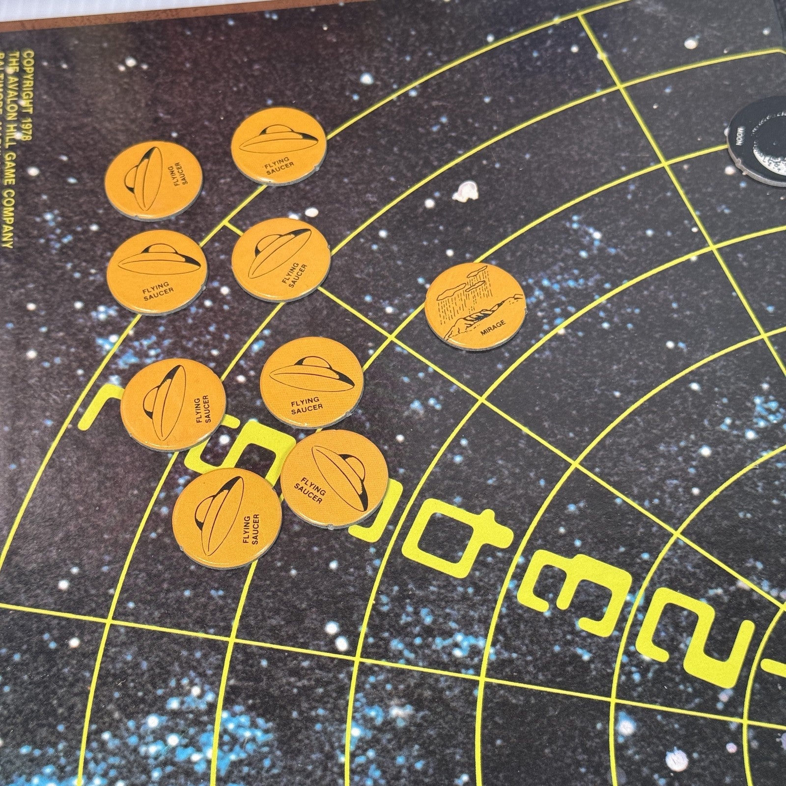 Vintage 1976 UFO Game Avalon Hill Board Game Complete Set Rare Close Encounters