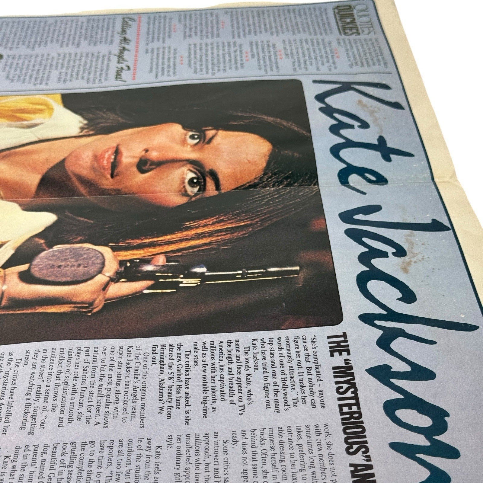 Charlie's Angels Official Poster Monthly No 3 Color Foldout Cheryl Ladd