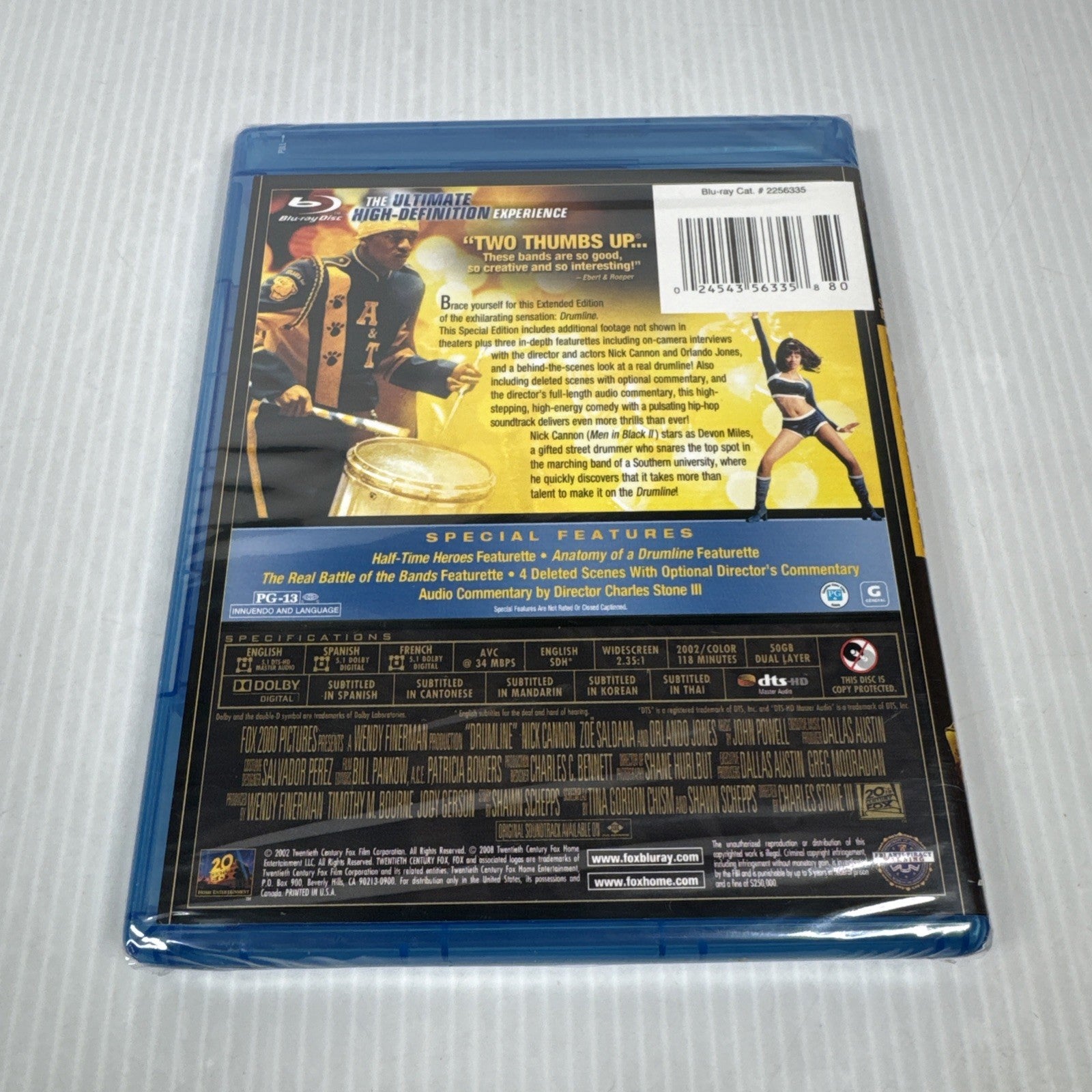Drumline (Blu-ray, 2002) Brand New Sealed Nick Cannon