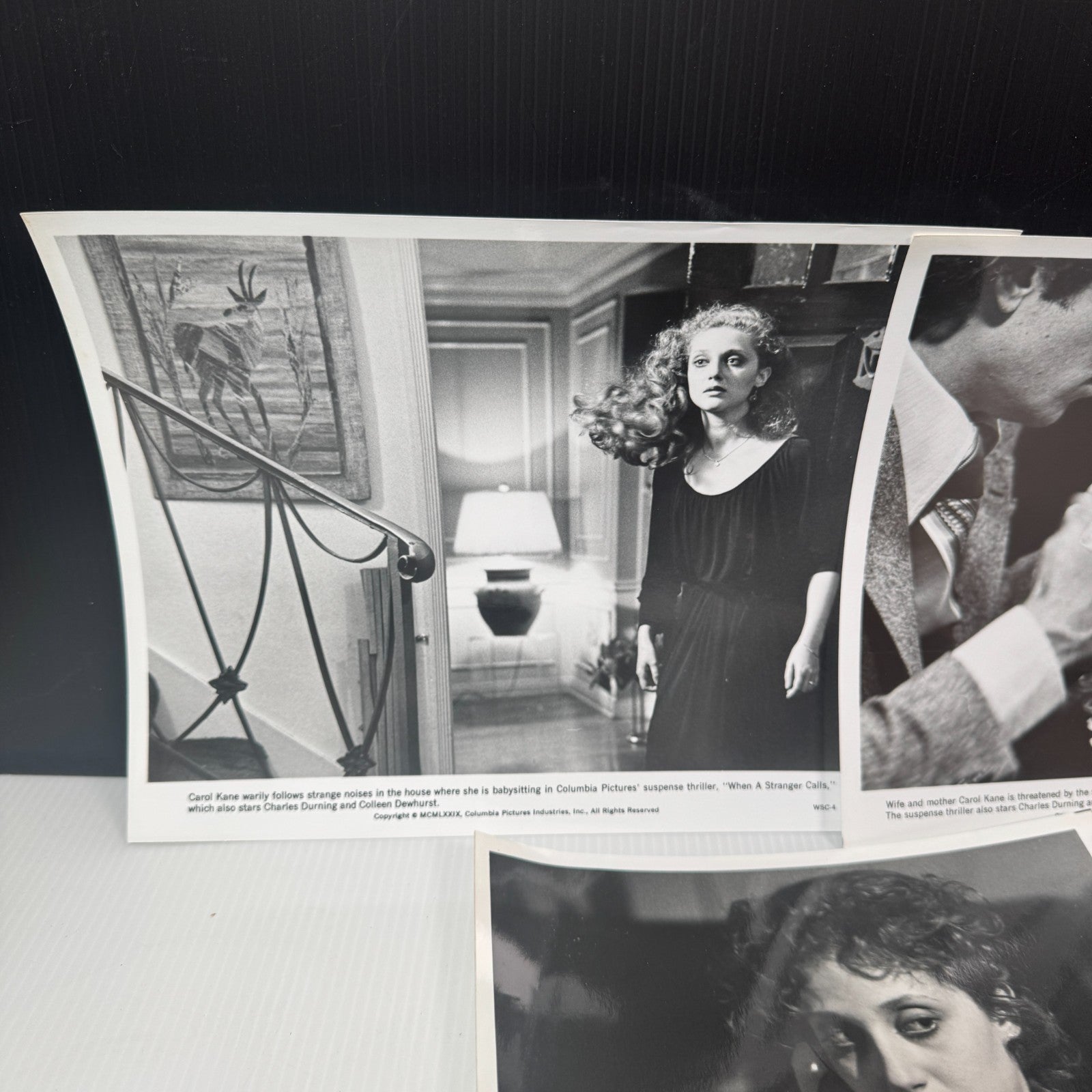 Lot of 3 When a Stranger Calls 1979 8x10 Movie Stills Carol Kane Horror