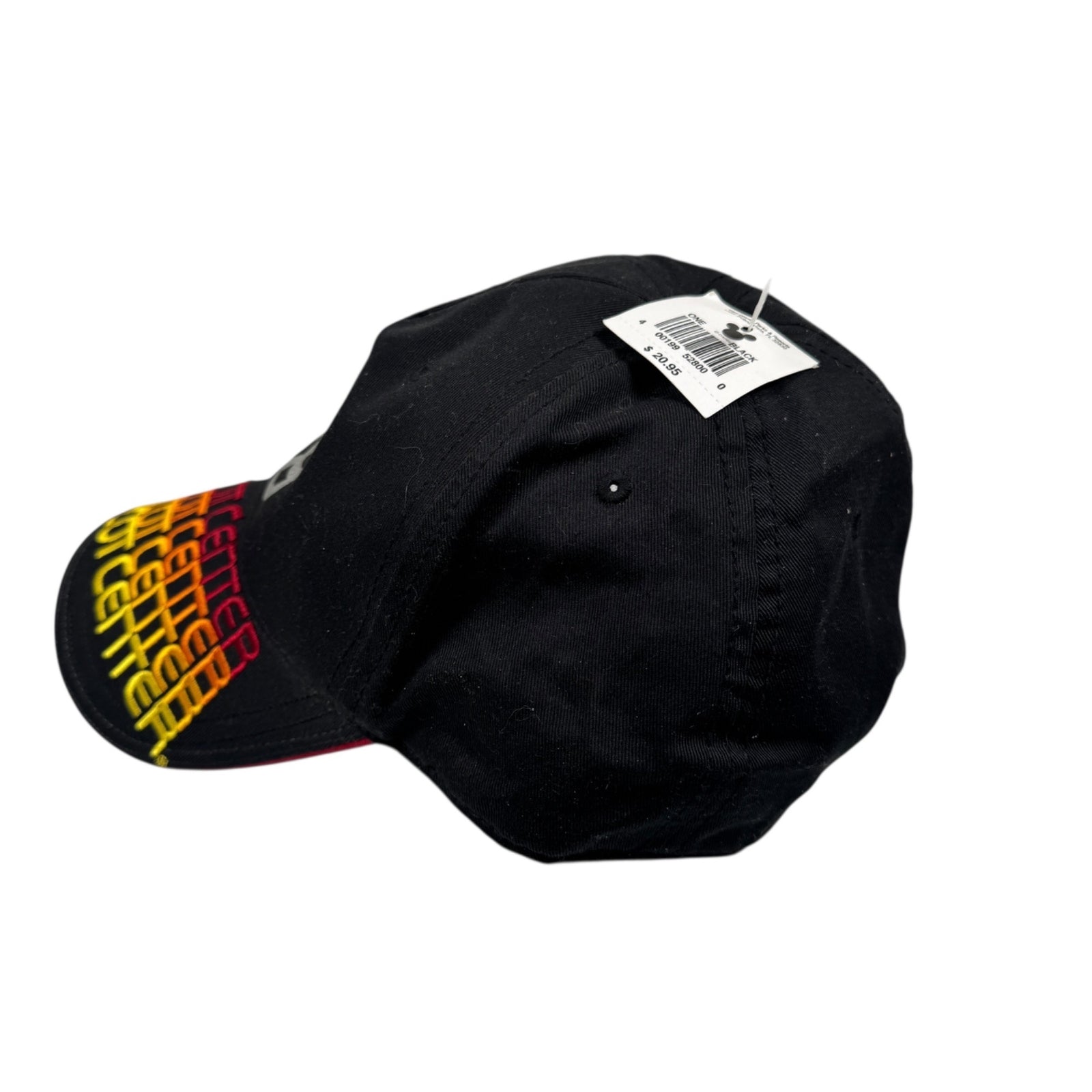 Epcot Center 2007 Mouse Gear Baseball Hat Retro Logo Embroidered Brim Deadstock