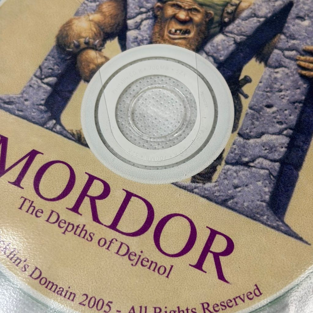 Mordor The Depths of Dejenol PC CD Manual Decklin's Domain 2005 + Demise Demo