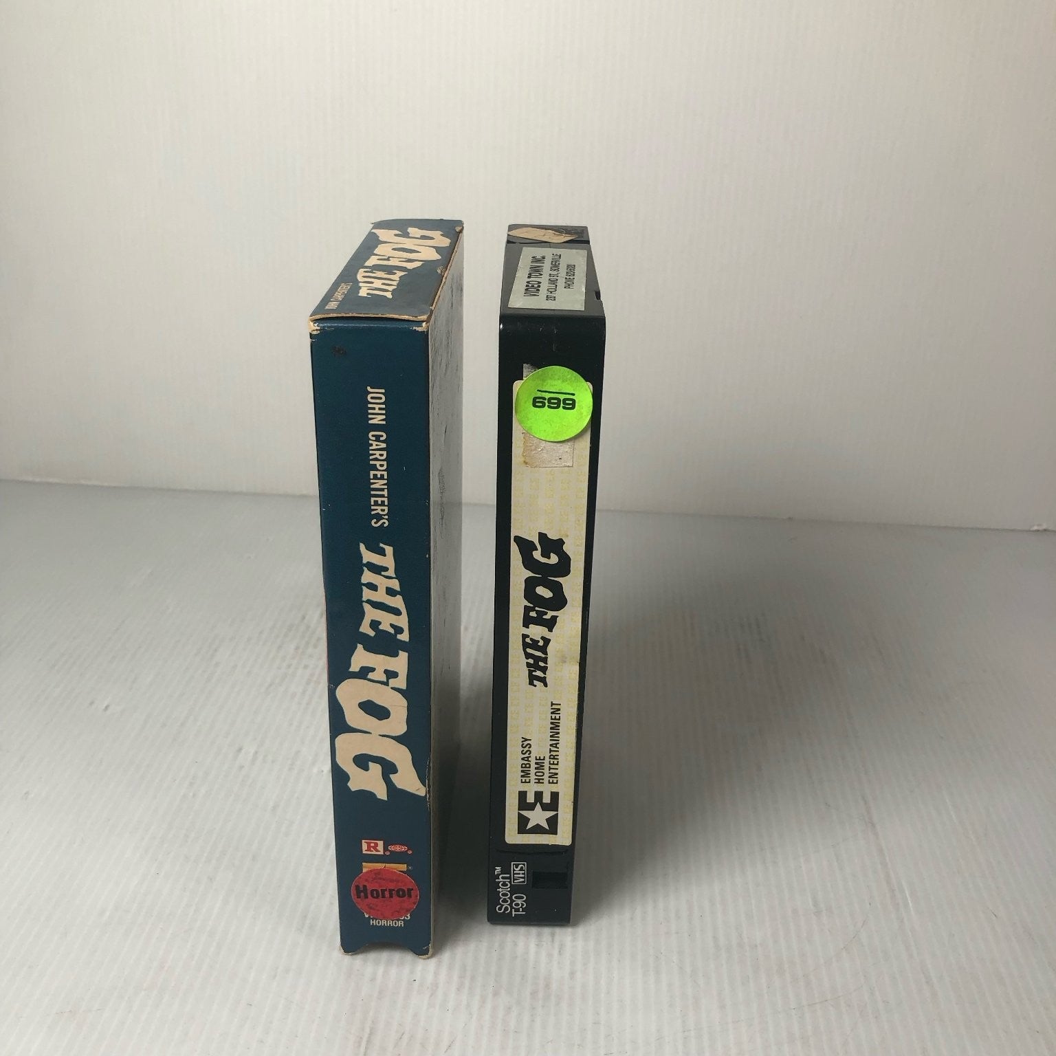 The Fog VHS 1980 Horror John Carpenter Embassy Home Entertainment