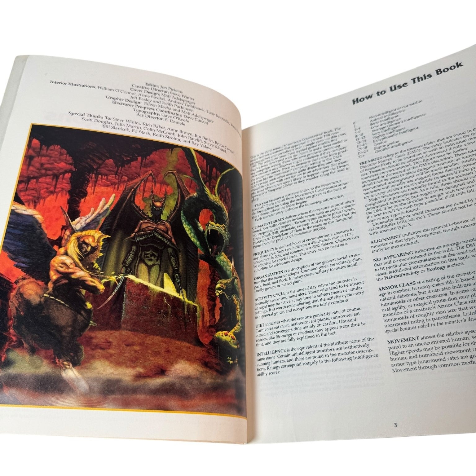 Dungeons & Dragons Monstrous Compendium Annual Volume Three AD&D 1996 TSR