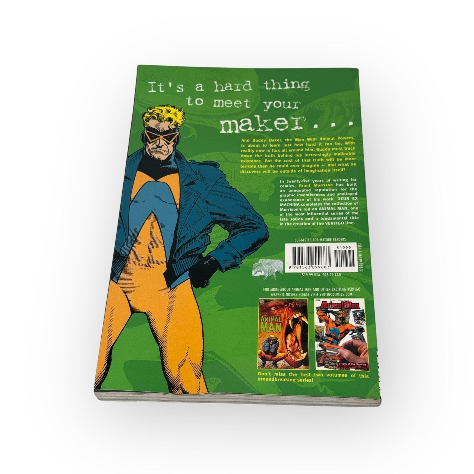Animal Man: Deus Ex Machina by Grant Morrison Vol 3 TPB DC Comics Graphic Novel
