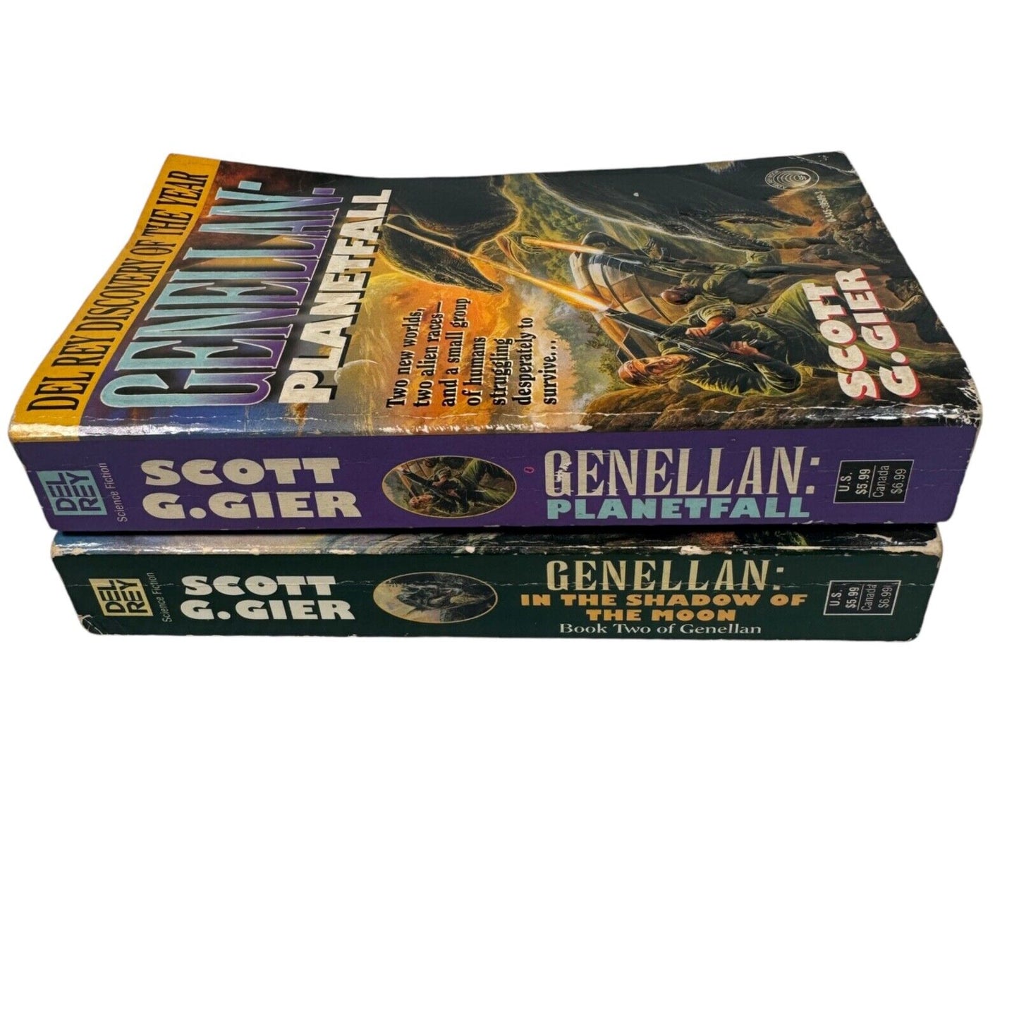 Scott G. Gier Genellen Books I & II Planetfall and In The Shadow of the Moon