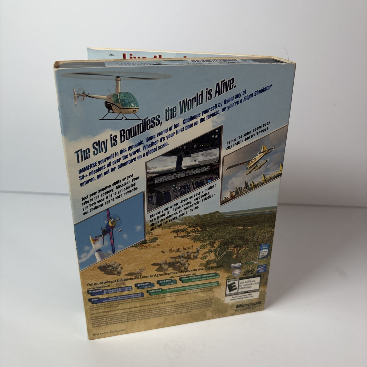 Microsoft Flight Simulator X (PC, DVD, 2006) Games for Windows Complete