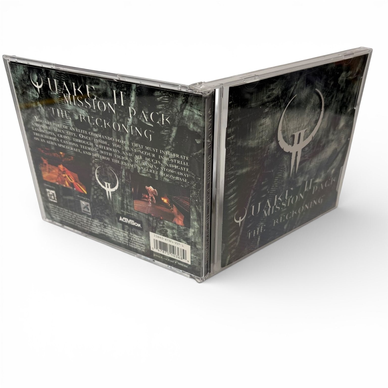 Quake II Mission Pack The Reckoning PC Video Game FPS Expansion Classic