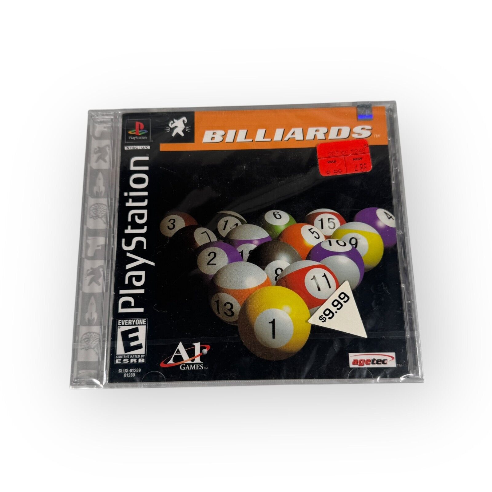 Billiards (Sony PlayStation 1, 2001) Pool Game for PS1 Brand New Factory Sealed