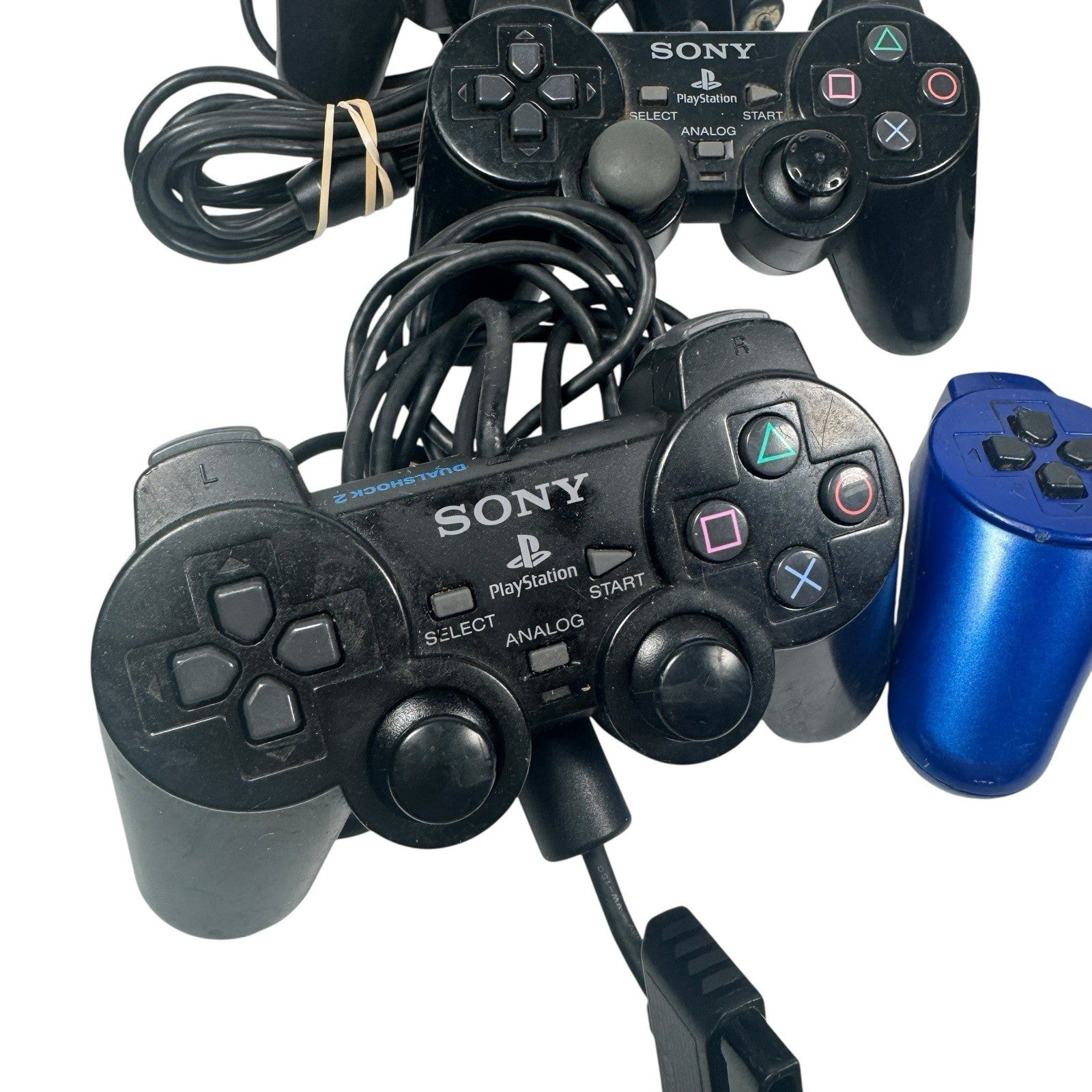 As Is Lot Of PlayStation 2 Systems & DualShock 2, 3 & 4 Controllers