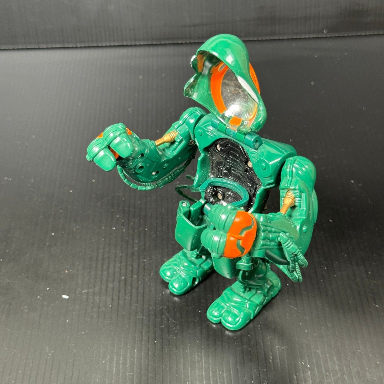 Teenage Mutant Ninja Turtles Muta Force Michelangelo Exo Mech Suit Incomplete