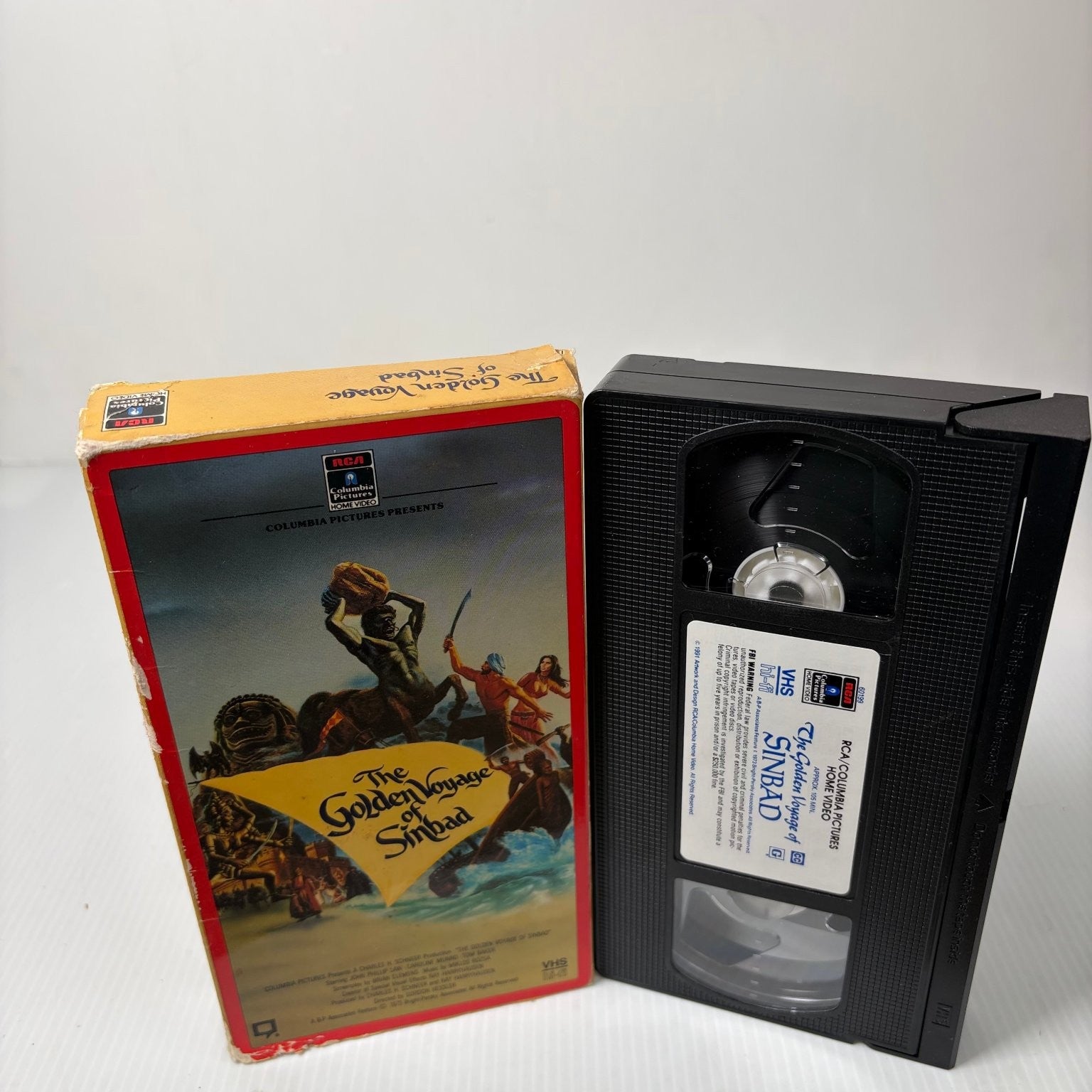The Golden Voyage of Sinbad VHS 1980 Fantasy Adventure RCA Columbia