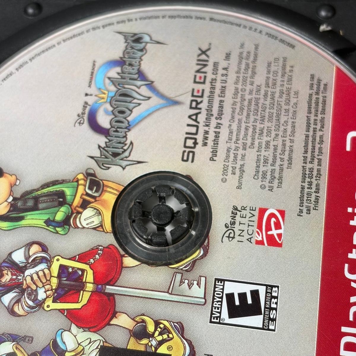 Kingdom Hearts PlayStation 2 Video Game PS2 Disney Square Enix RPG Disc Only