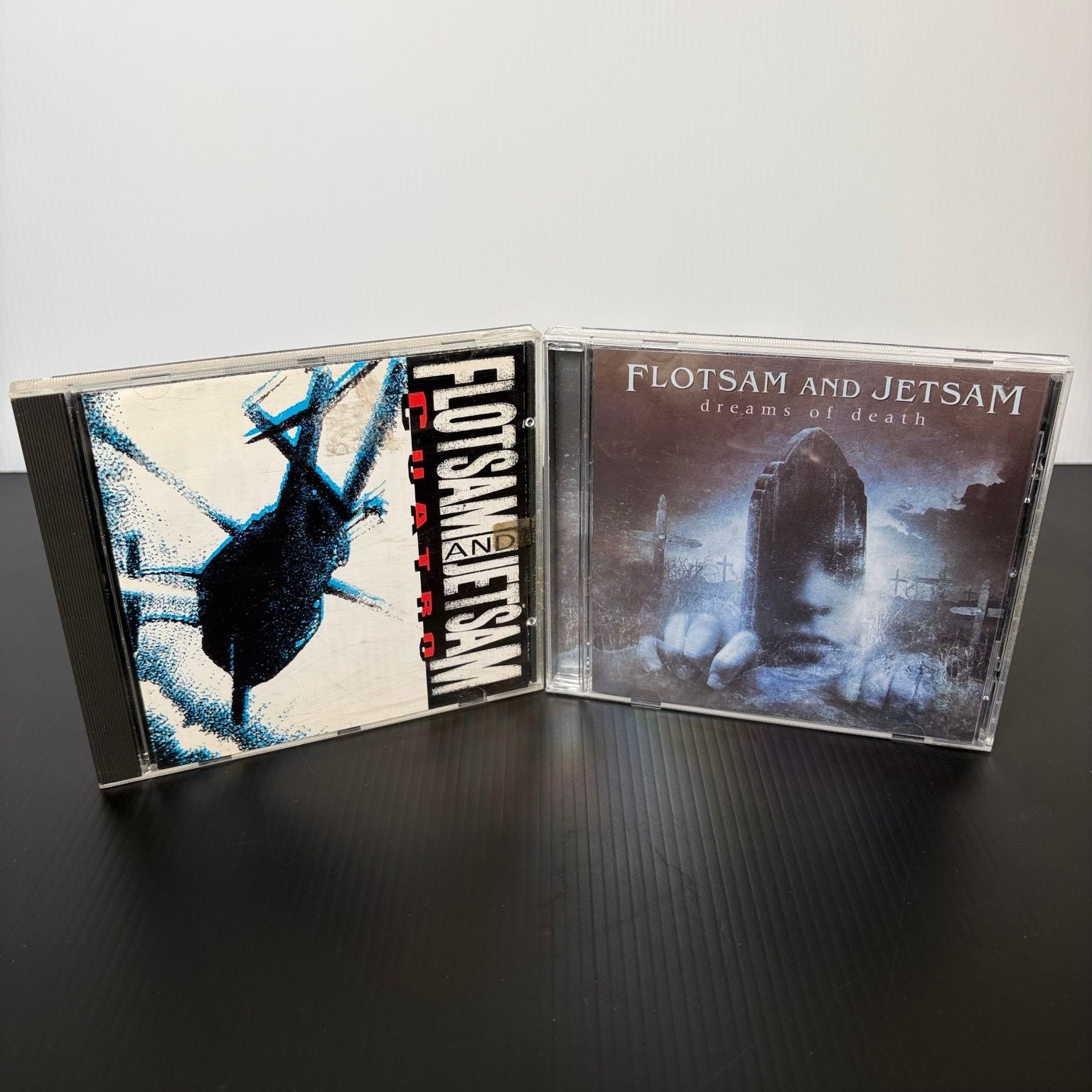 Flotsam and Jetsam Lot of 2 CDs Cuatro / Dreams of Death Thrash Metal MCA