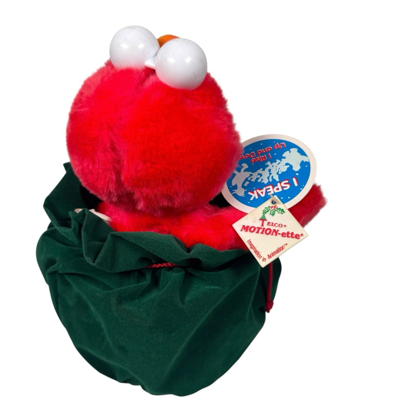 Elmo Sesame Street Animated Christmas Display Figure Telco Tested Working In Box