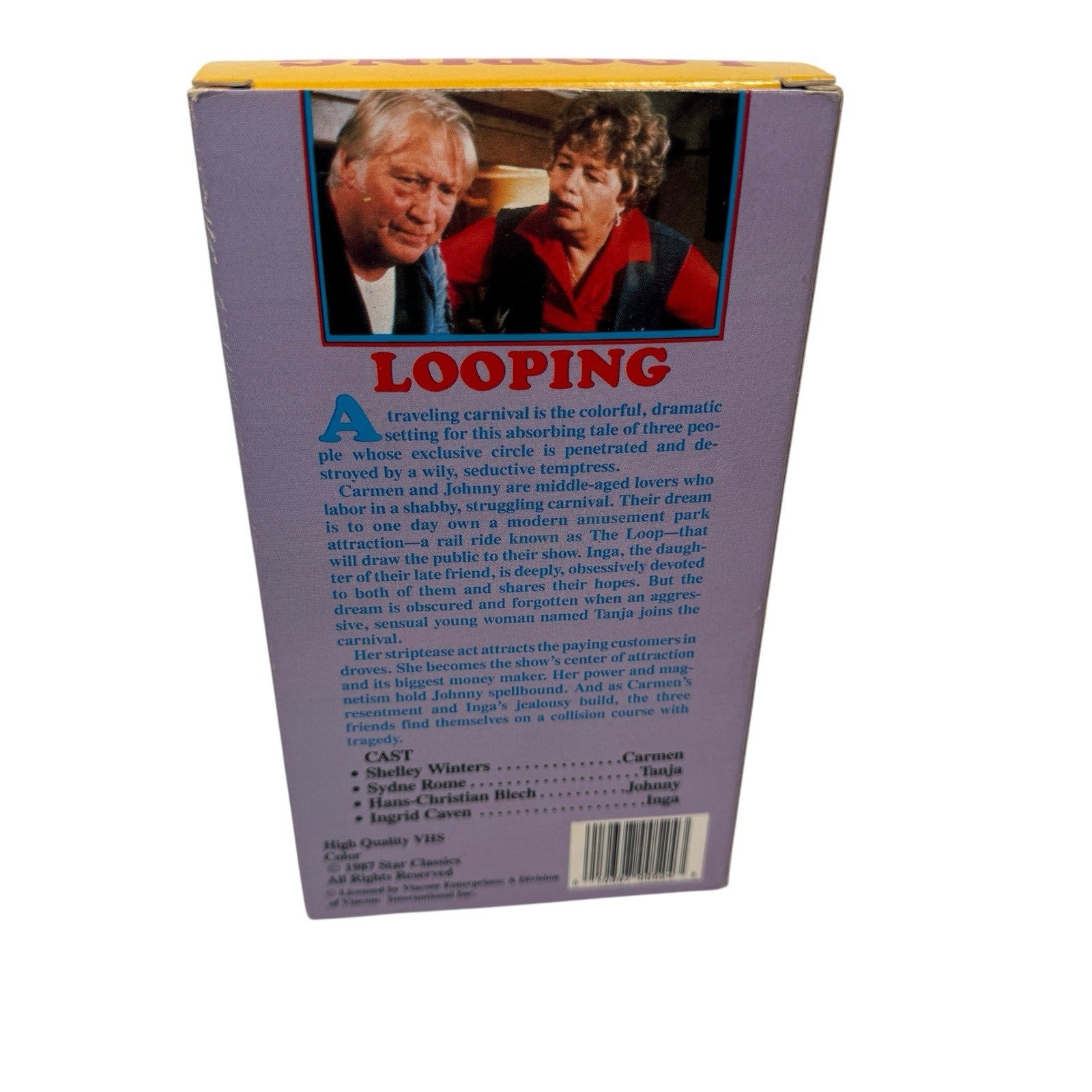 Looping (1981) Shelley Winters Carnival Film Rare NTSC VHS By Star Classics