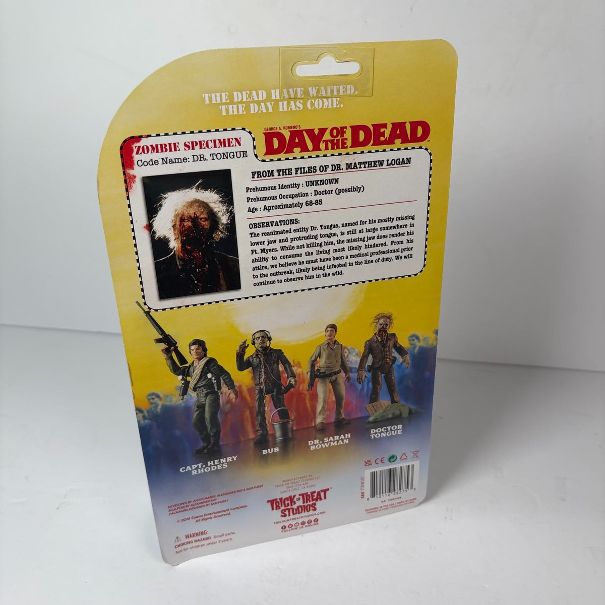 Day of the Dead Dr. Tongue 5 Inch Action Figure w/ Gator Trick or Treat Studios