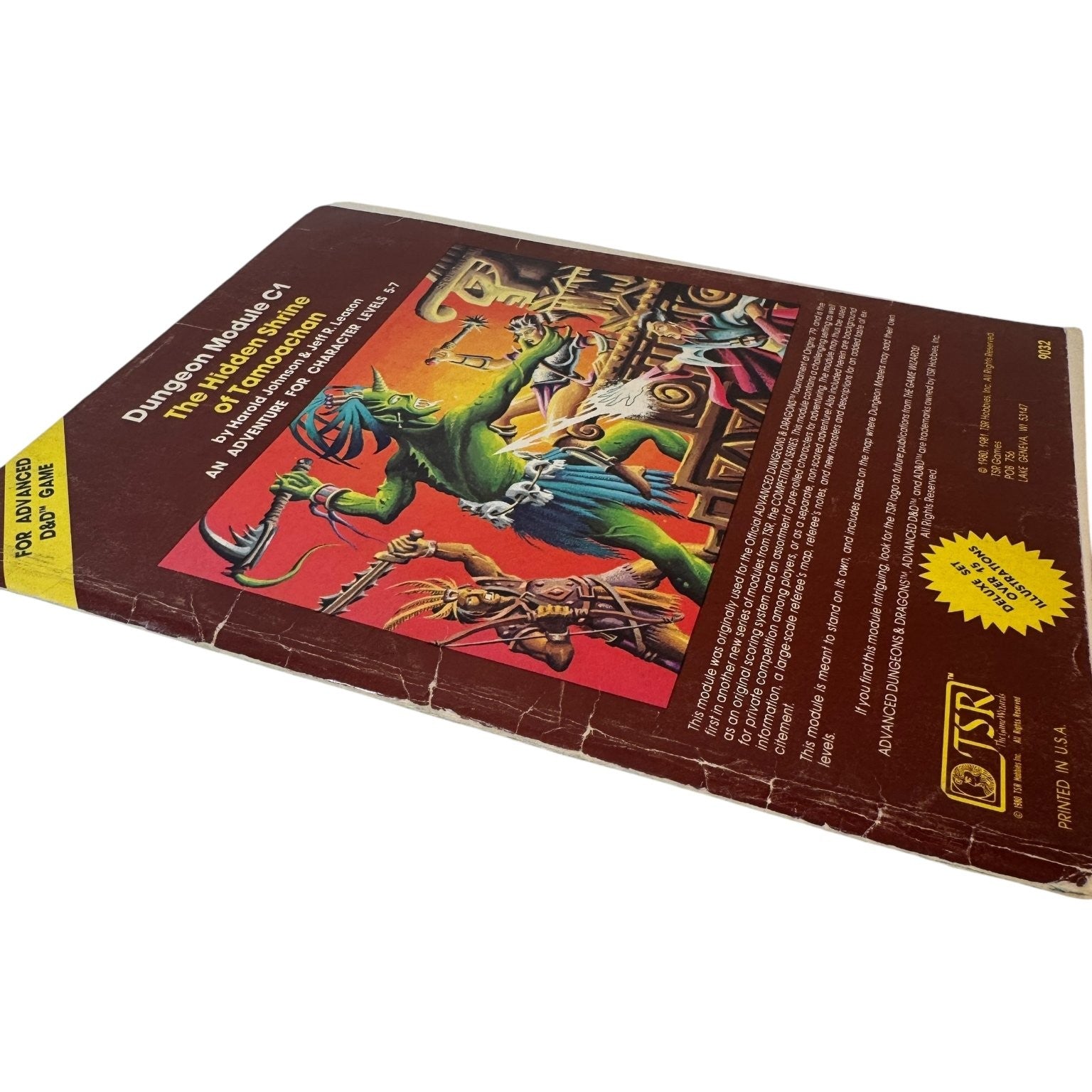 Dungeons & Dragons C1 The Hidden Shrine of Tamoachan AD&D Module 1980 TSR