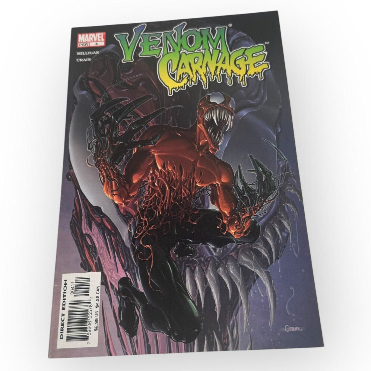 Lot of 8 Comics Venom vs Carnage #1-4 Complete Series 1st App Toxin & Toxin 2-5