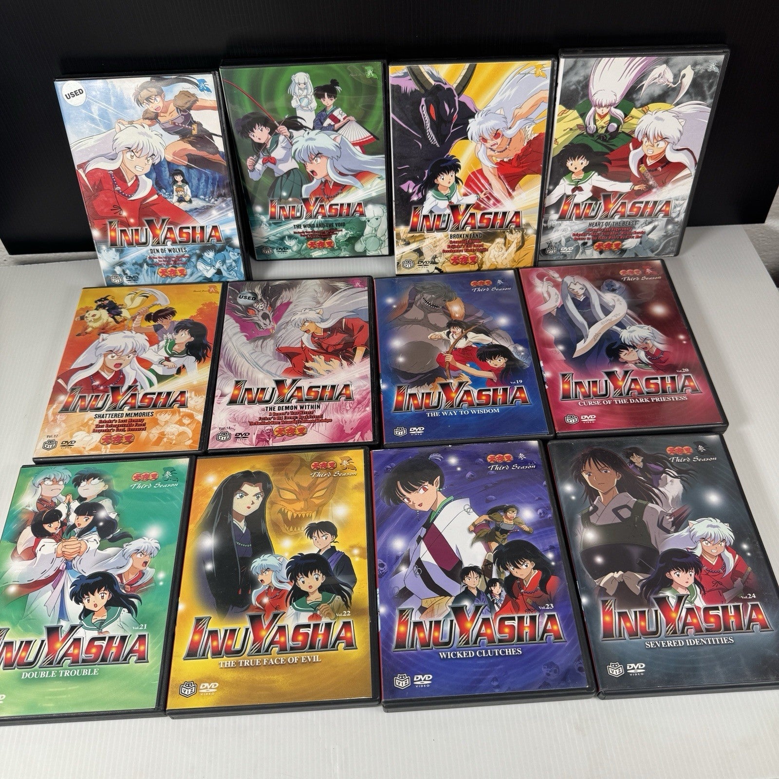 Inuyasha Anime Complete Series DVD Set 55 Volumes Bilingual US Version
