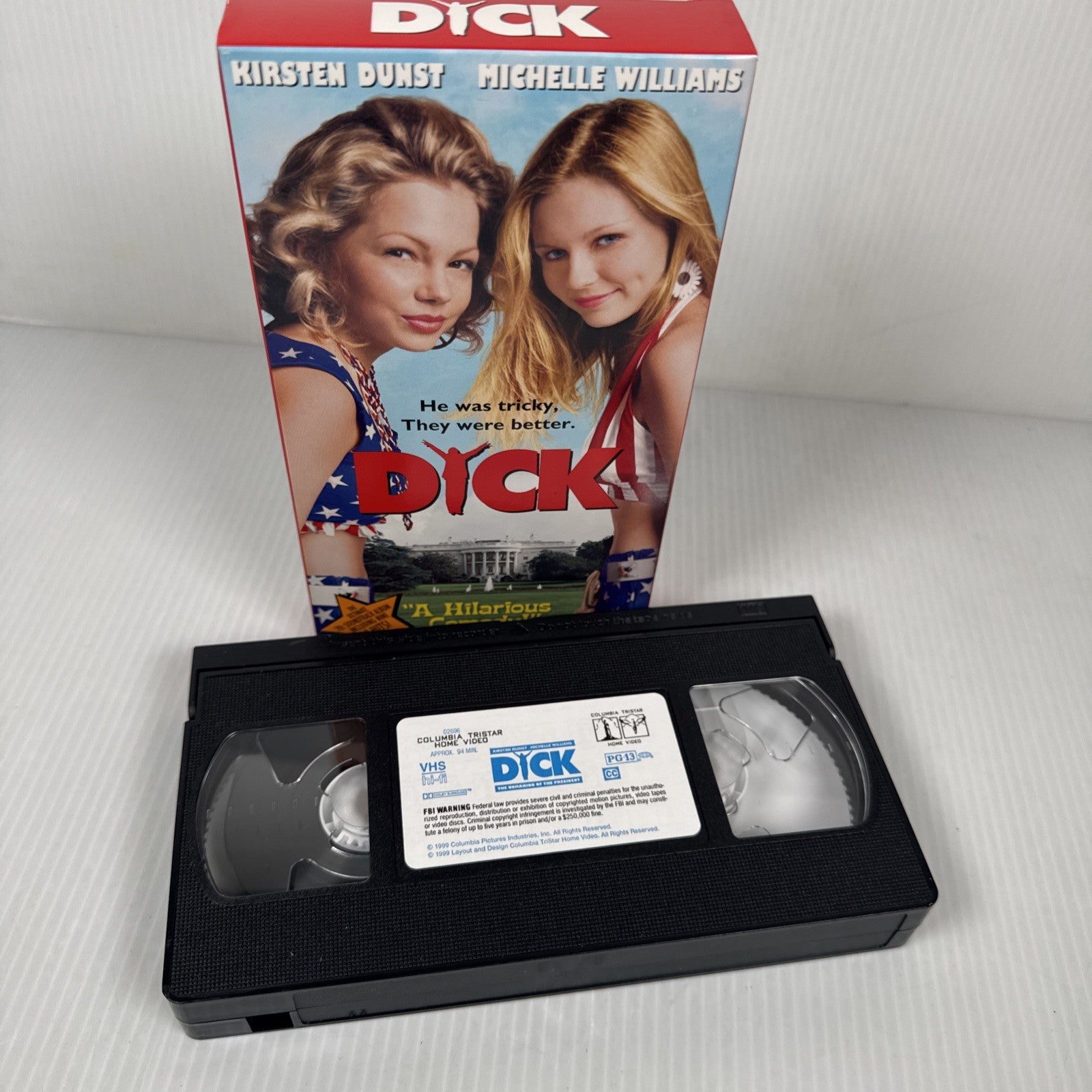 Dick VHS 1999 Kirsten Dunst Michelle Williams Political Comedy