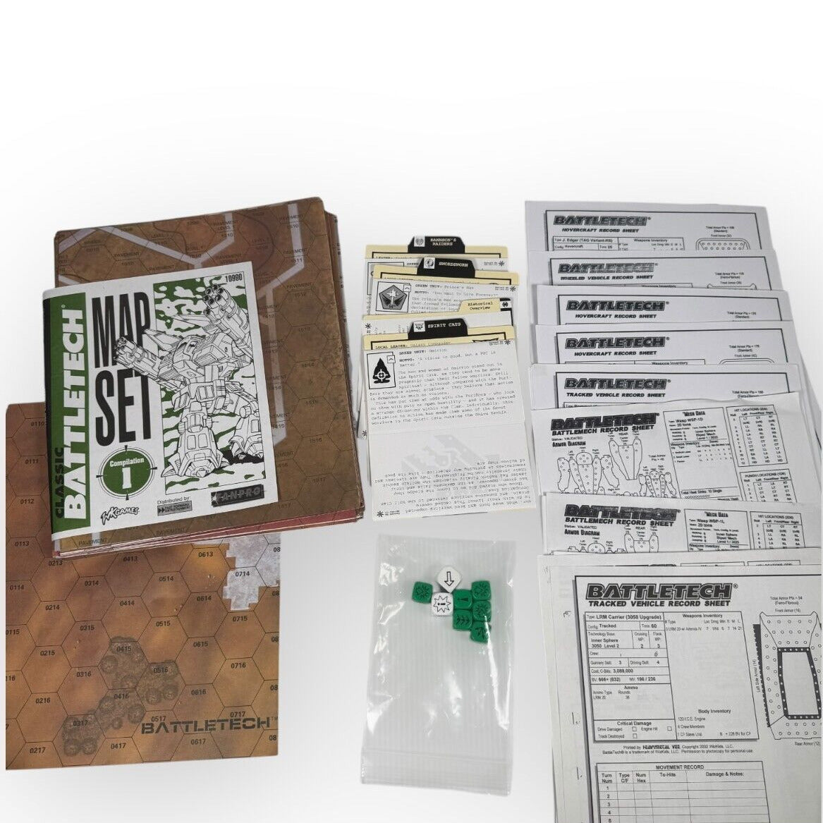 WizKids Classic Battletech Map Set Compilation 99% Complete (23 Maps) w/ EXTRAS