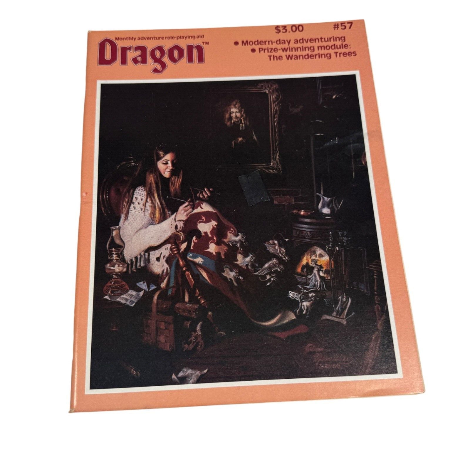 Dragon Magazine Issue #57 VTG Monthly Adventure Role Playing Aid