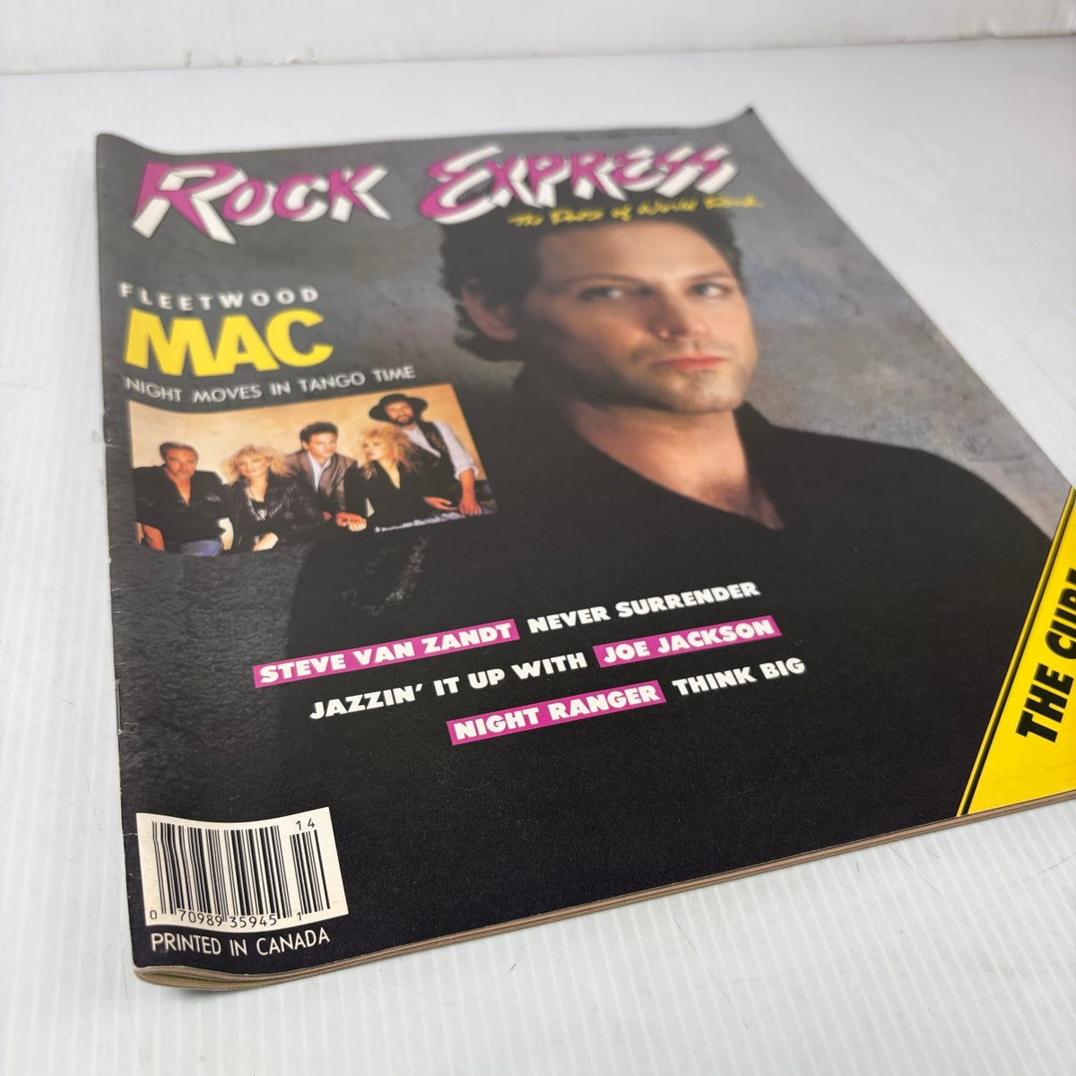 Rock Express Magazine February 1987 Fleetwood Mac Lindsey Buckingham The Cure