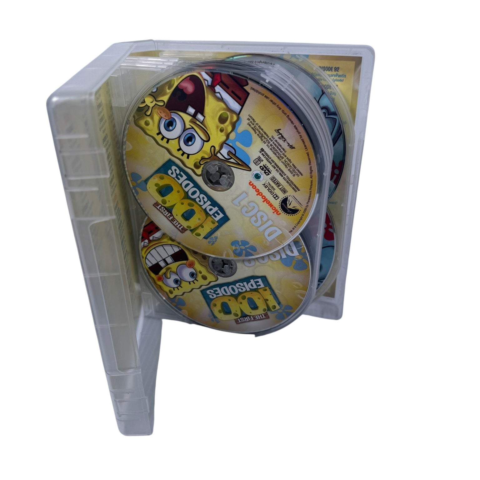 SpongeBob SquarePants DVD 2009 The First 100 Episodes Nick Animation