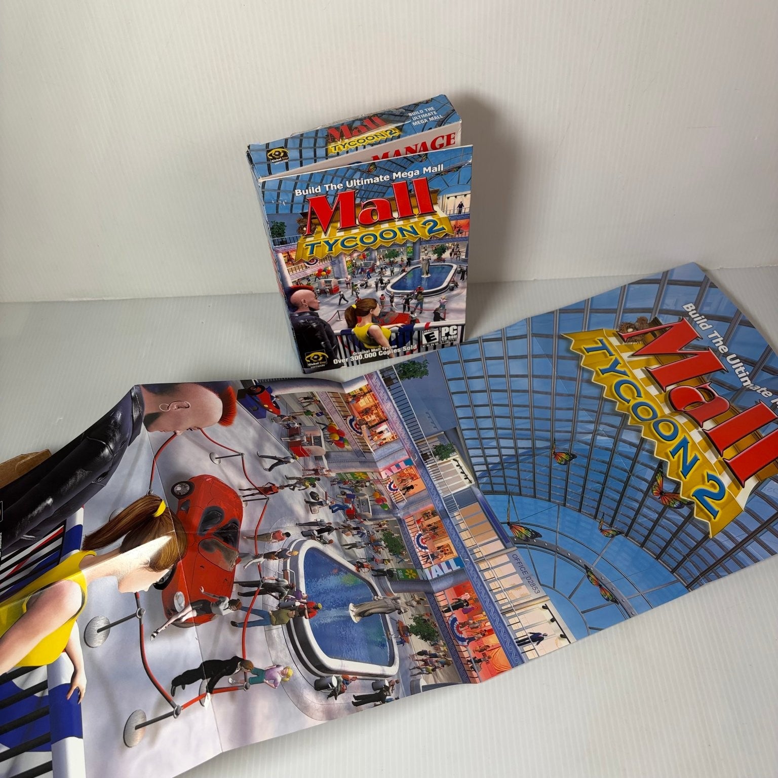 Mall Tycoon 2 PC Video Game Simulation Strategy CD-ROM Big Box