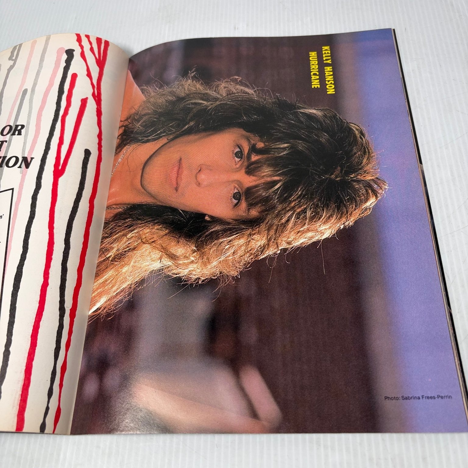 Rock Scene November 1987 Mötley Crüe Nikki Sixx Magazine Hair Metal