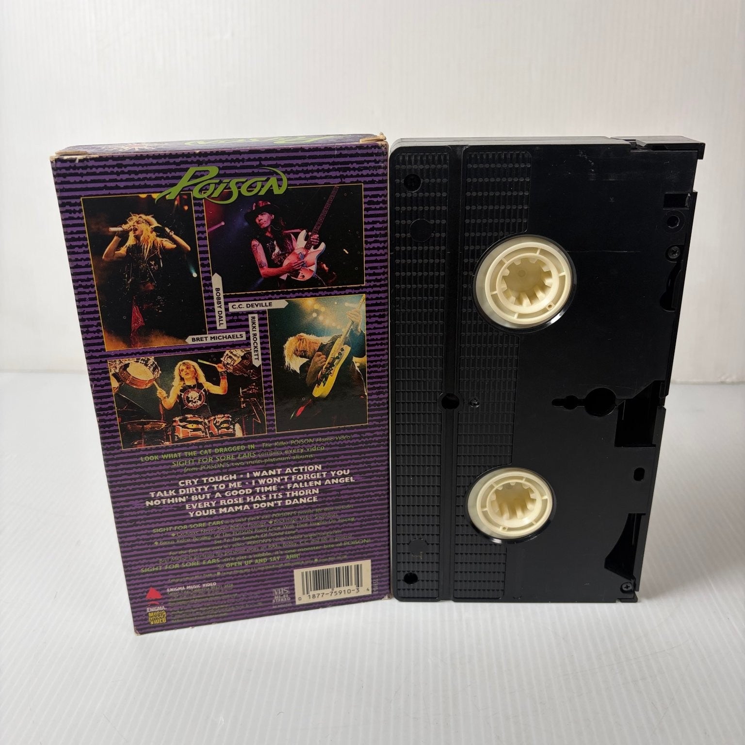 Poison Sight for Sore Ears! VHS 1988 Music Videos Capitol Home Video